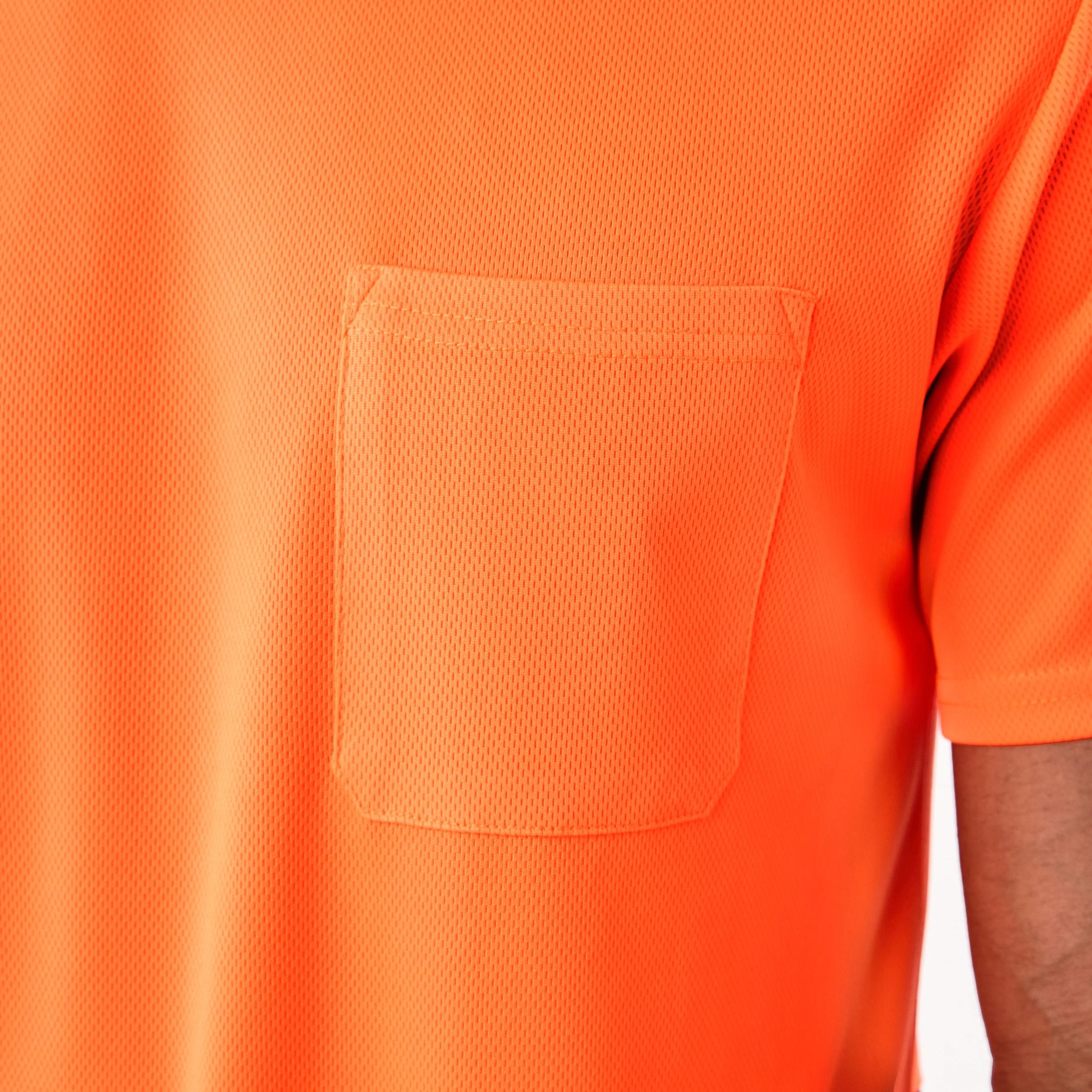 6 Workwear Short Sleeve Cool T-Shirt SAFETY ORANGE, 6 of 7