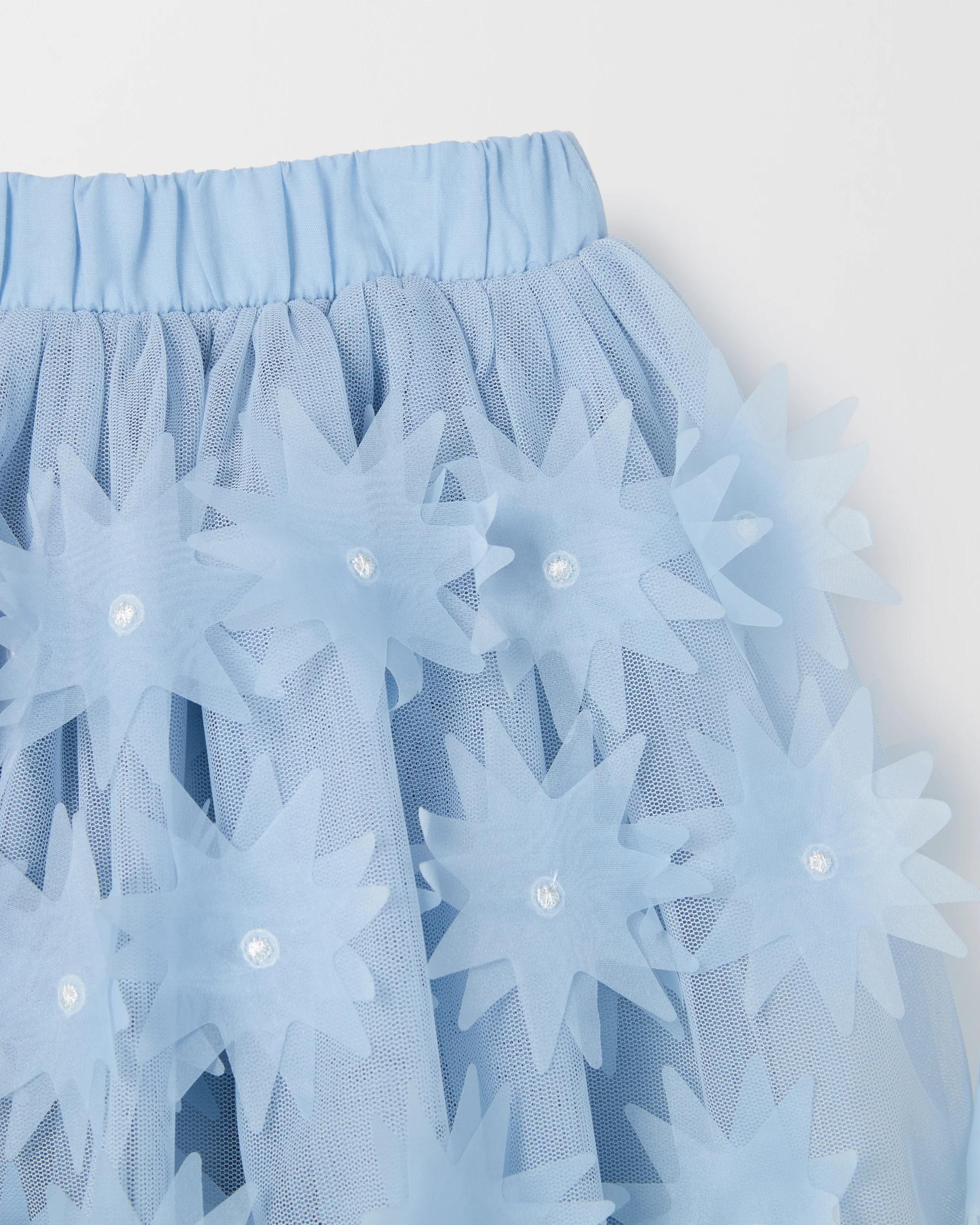 2 Disney Frozen Embellished Tulle Occasion Skirt BLUE, 2 of 2