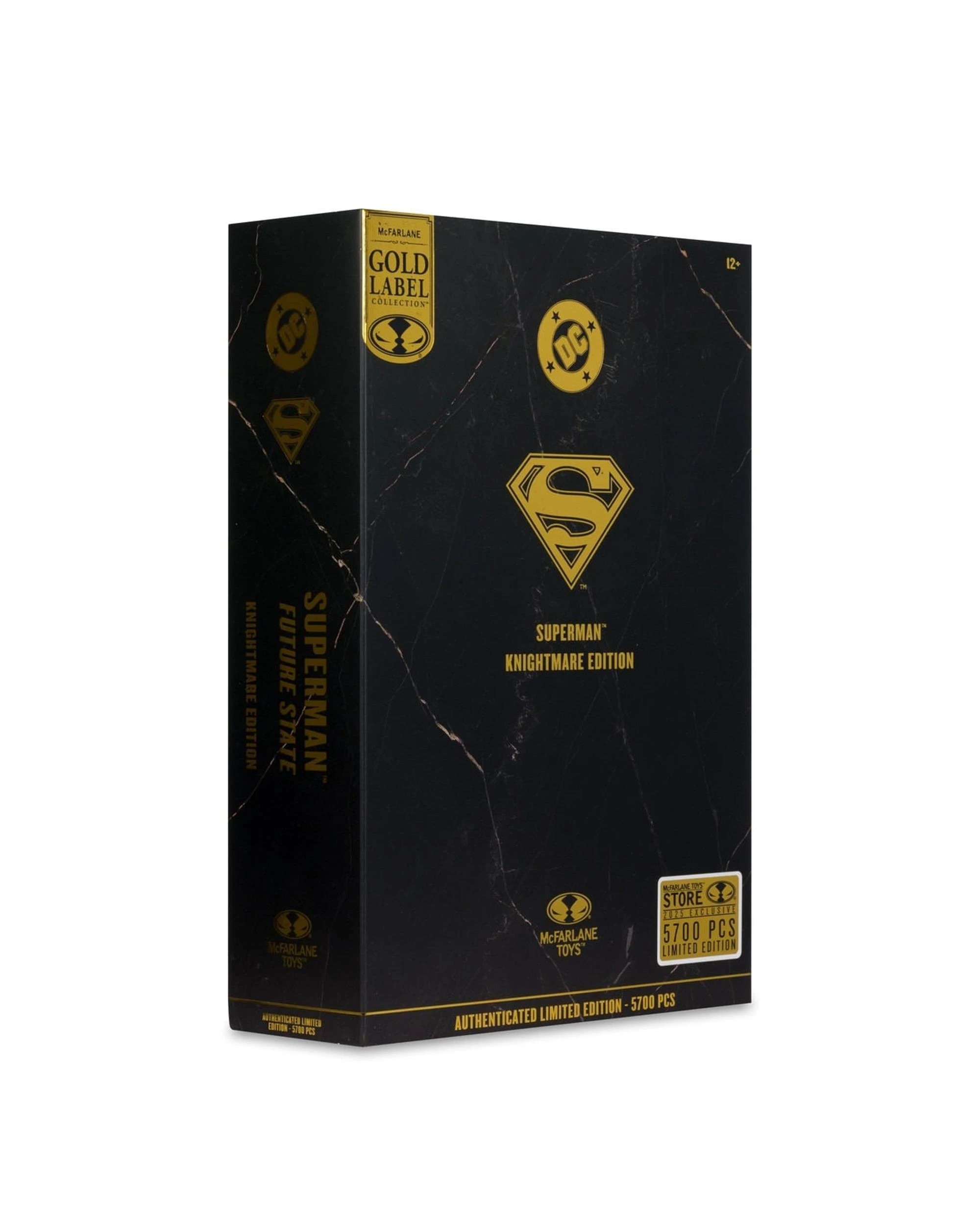 10 DC Multiverse Gold Label Superman Future State Knightmare Edition Superman Limited Edition 7 inch Action Figure, 10 of 10