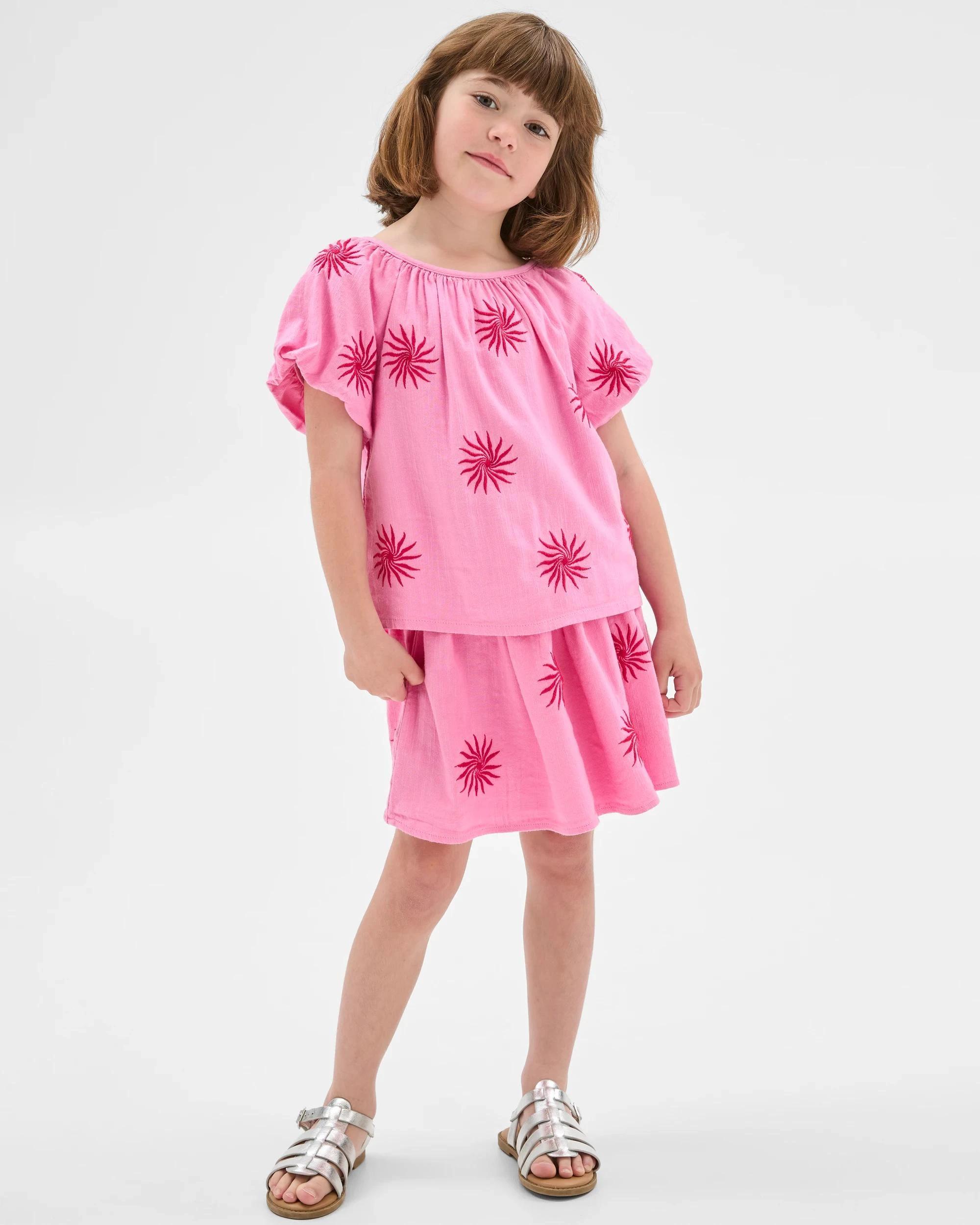 1 Target Embroidered Woven Skirt PINK, 1 of 5