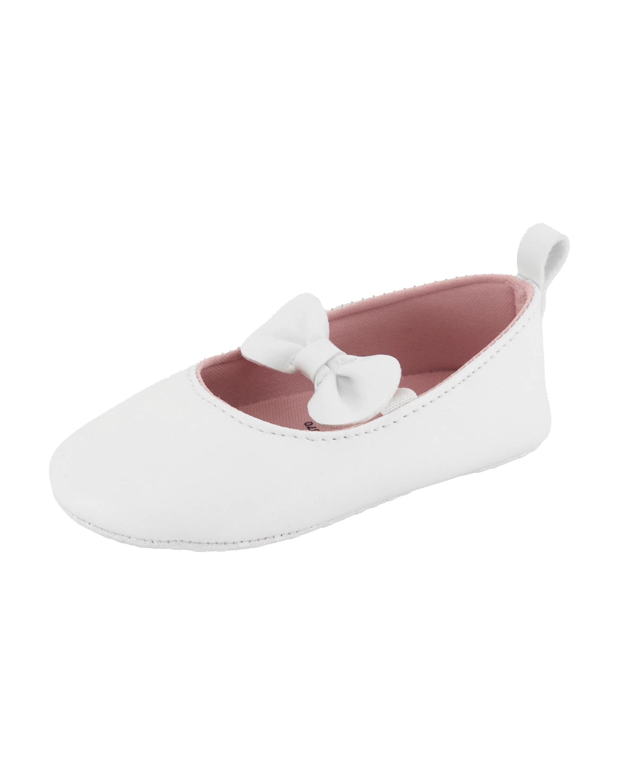 3 Baby A-Bar Shoes White, 3 of 5