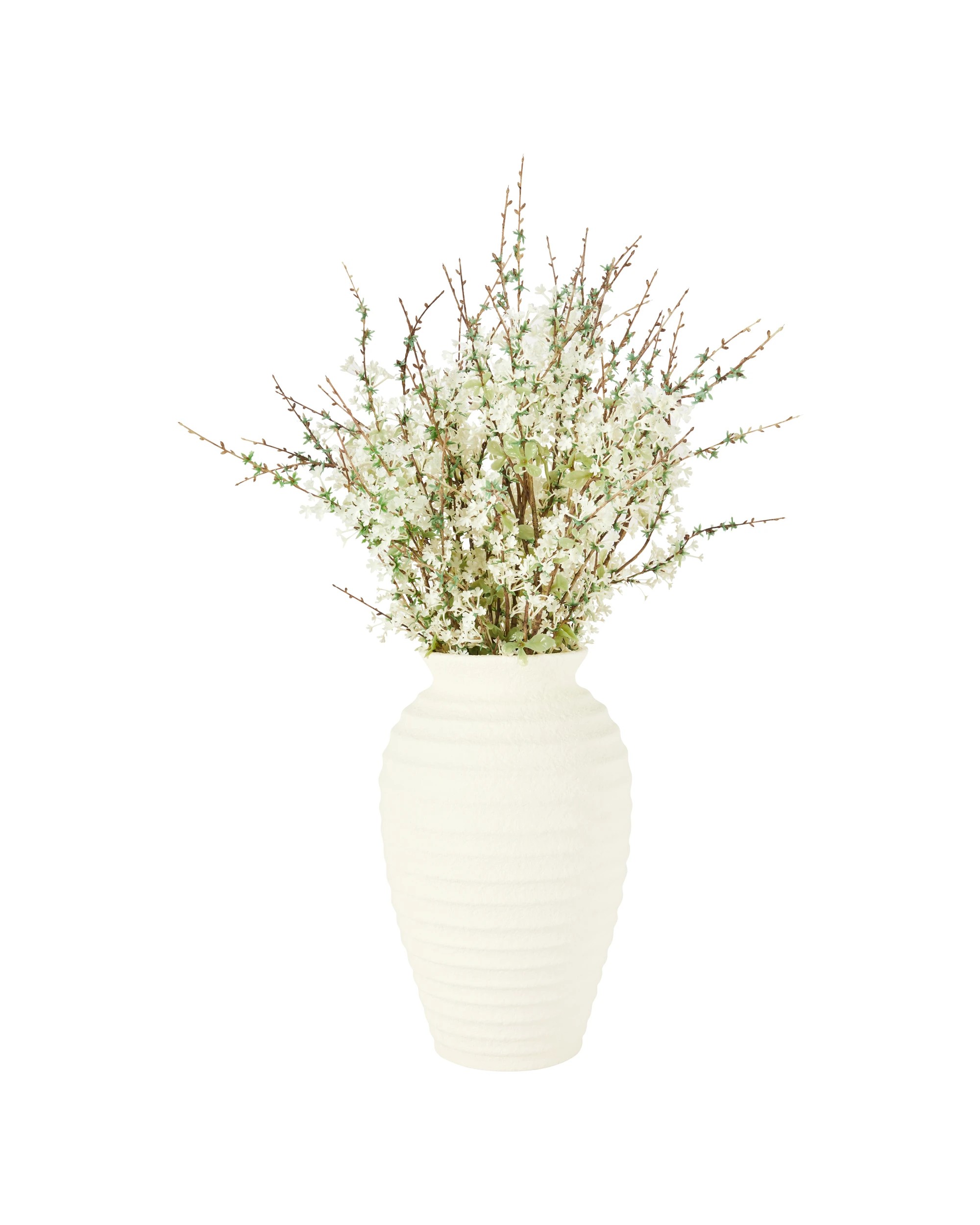 2 Tall Ribbed Ceramic Vase, 2 of 5