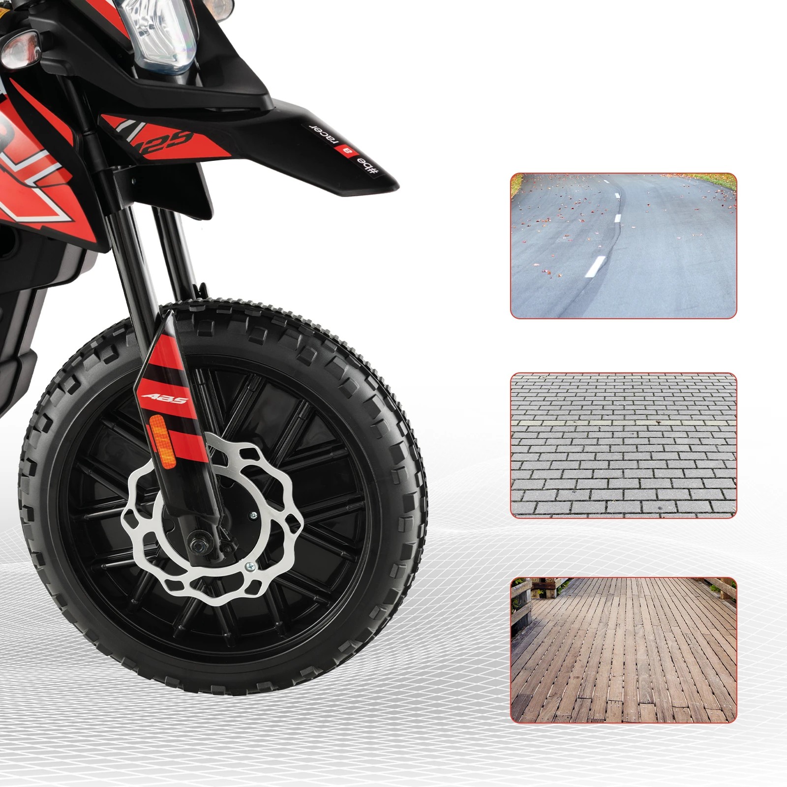 3 Costway Ride On Motorcycle Aprilia Licensed Electric Motorbike, 3 of 6