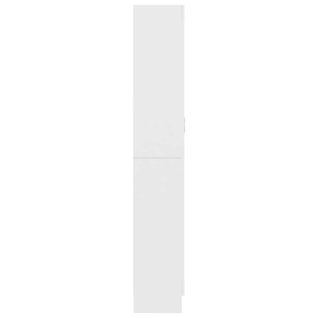 5 Vidaxl Vitrine Cabinet Engineered Wood - White, 5 of 9