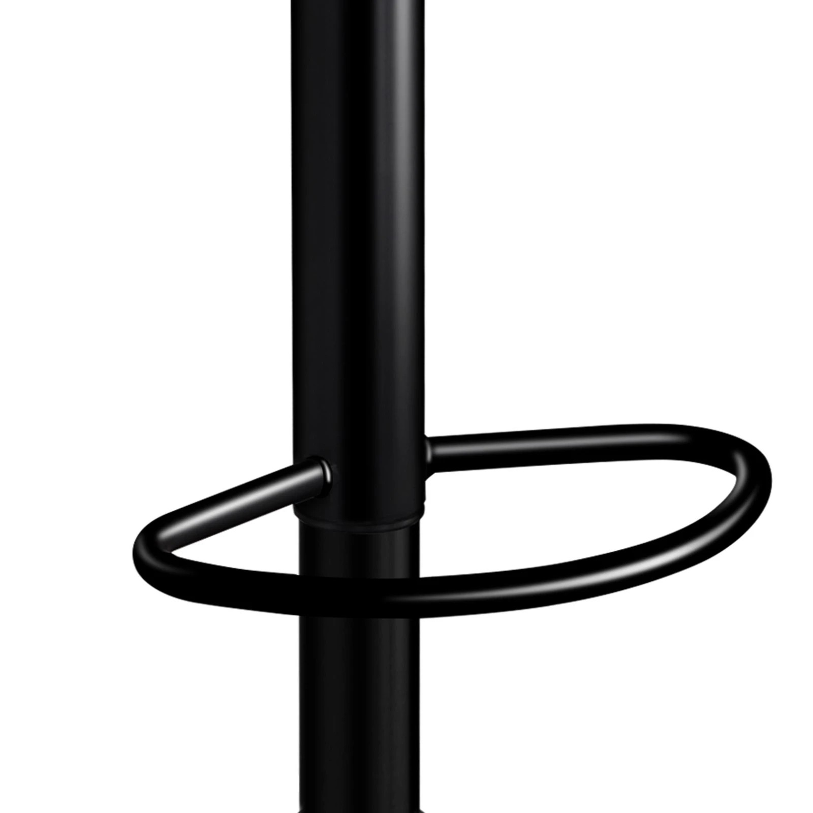 5 Alfordson 1x Bar Stool Kitchen Swivel Chair Wooden Leather Gas Lift Trice - Black, 5 of 10