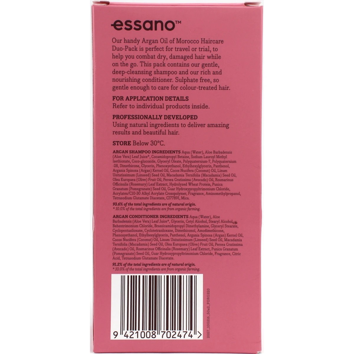 2 Essano Argan Oil of Morocco Haircare Duo-Pack, 2 of 2