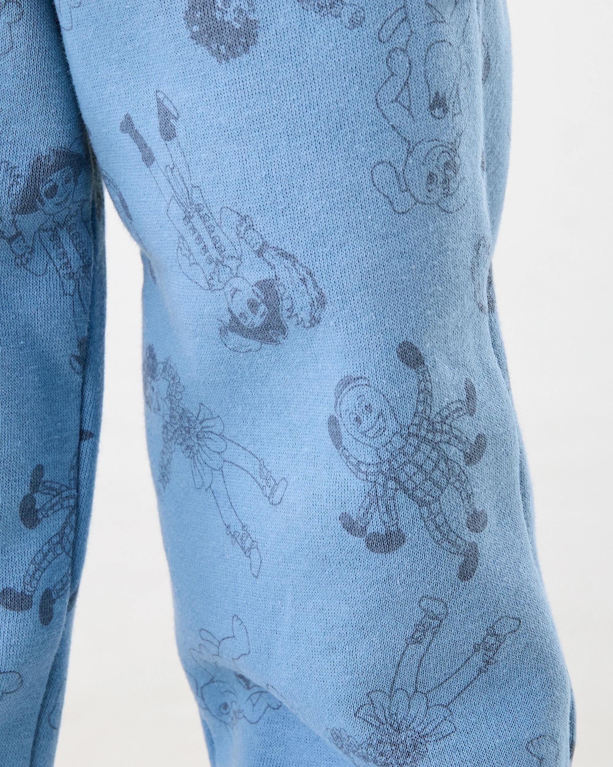 7 Wiggles License Sweat Set Blu Wiggly, 7 of 7