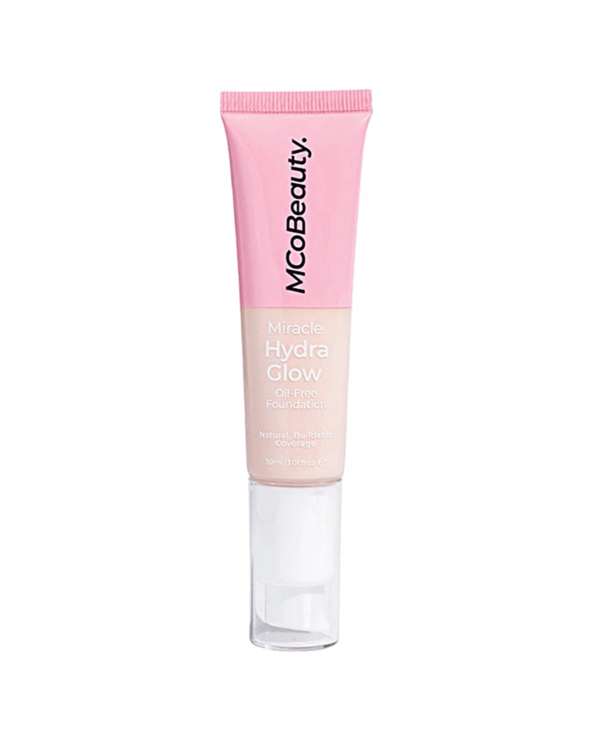 1 MCoBeauty Miracle Hydro Glow Foundation 30ml Hydrating Nourishing Formula Light Beige, 1 of 1