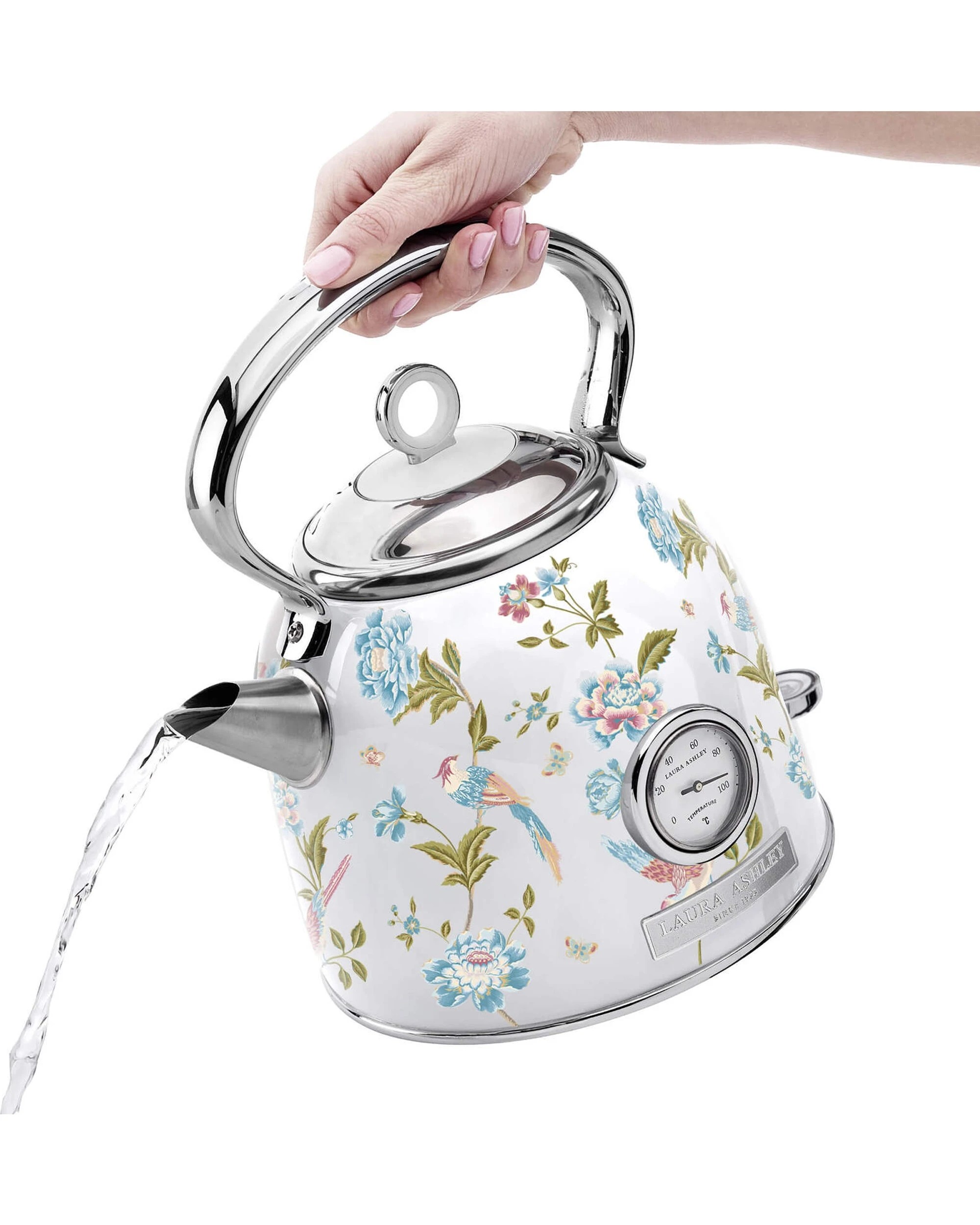 6 Laura Ashley Elveden 1.7L Electric Kettle And 4 Slice Toaster Combo - Pattern, 6 of 7