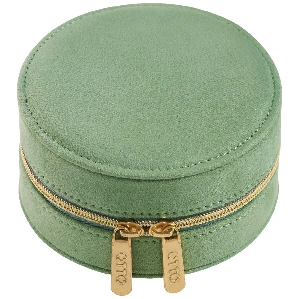 1 Otto Sage Suede Accessory Case, 1 of 3
