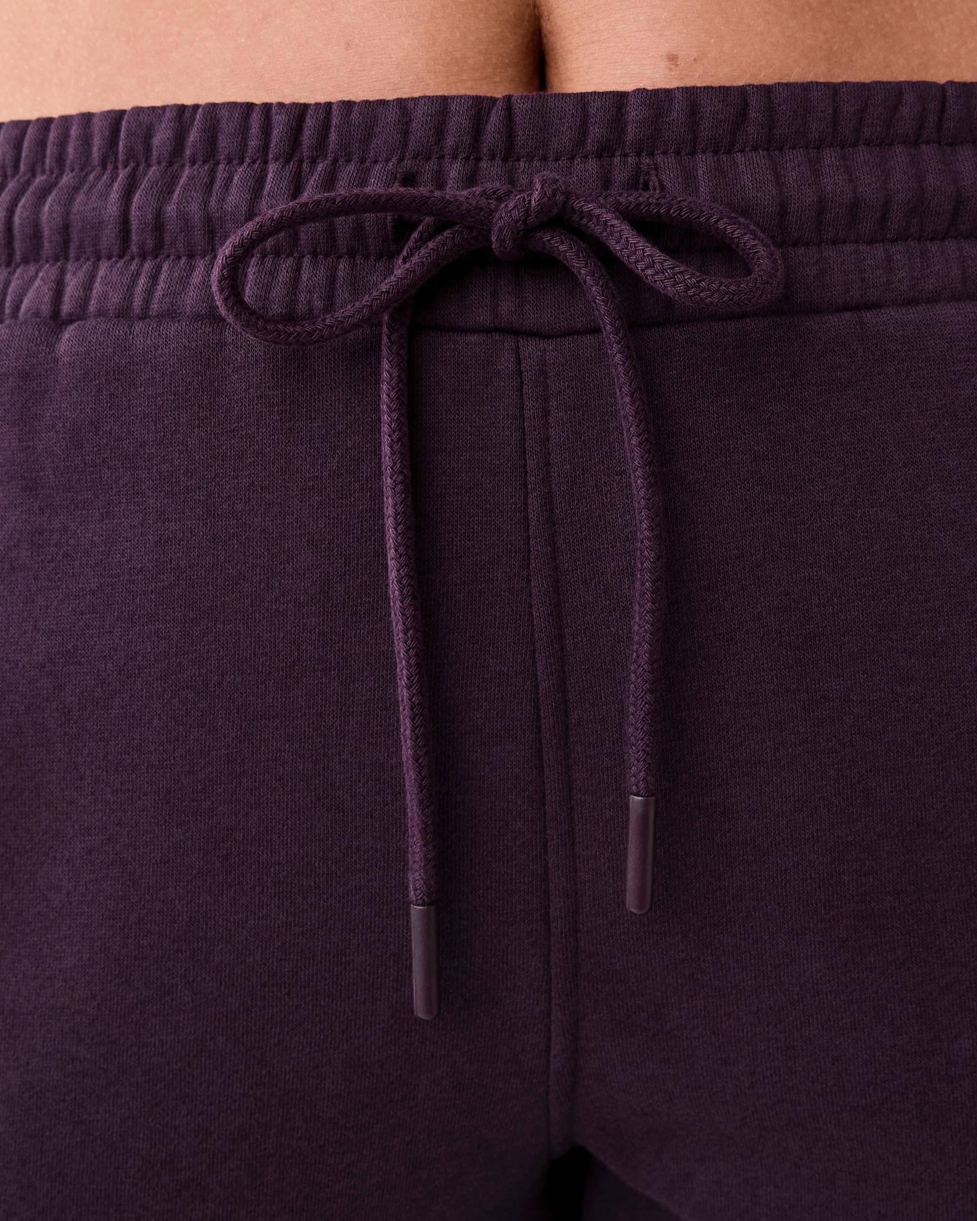 4 Active Womens Essential Cuff Trackpants Pur Raisin, 4 of 6