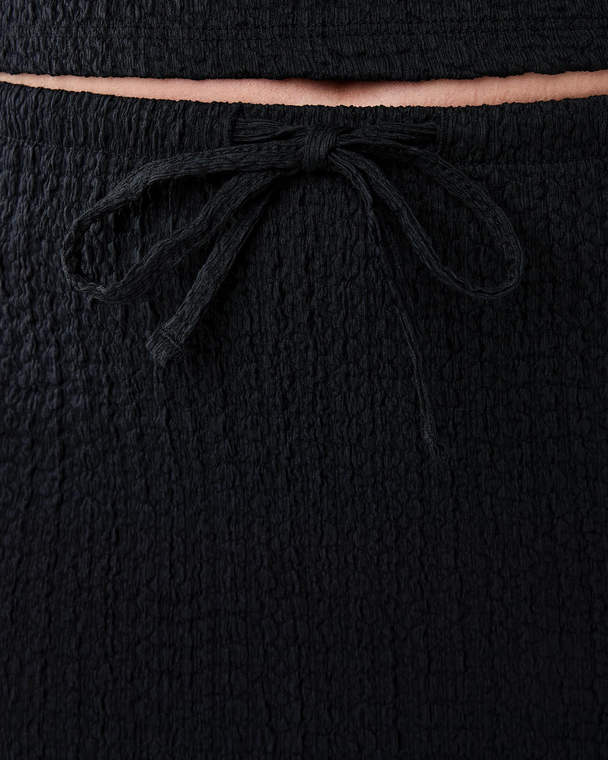 4 Textured Maxi Skirt Black, 4 of 5