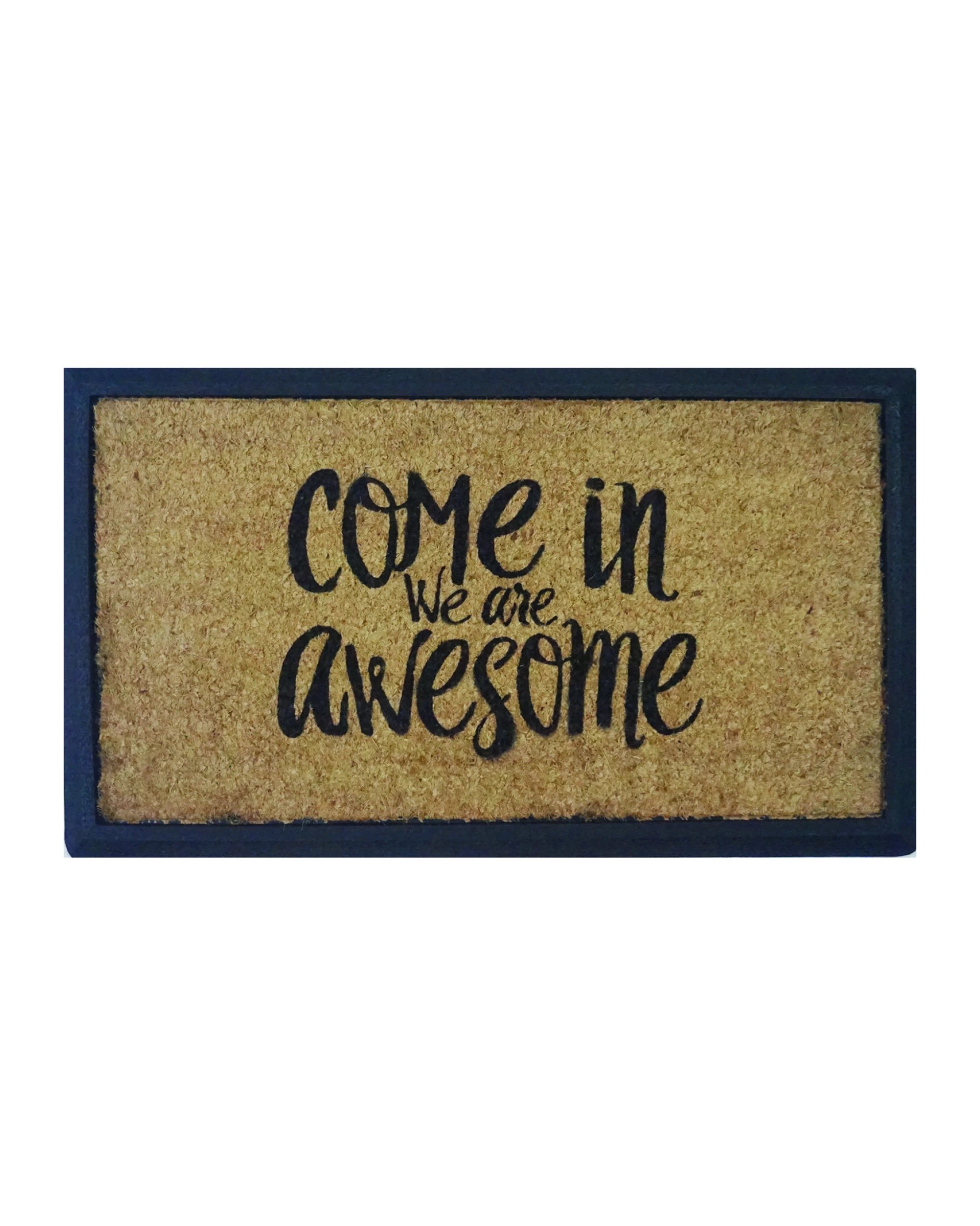1 Laura Hill 40 x 70 cm Door Mat Deluxe We Are Awesome, 1 of 4