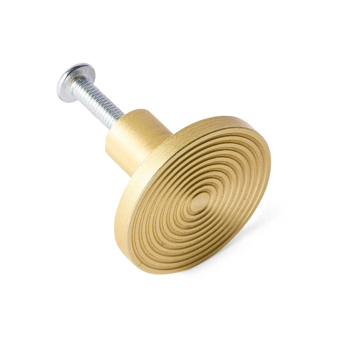 4 2 Pack Linear Round Handles - Gold Look, 4 of 8