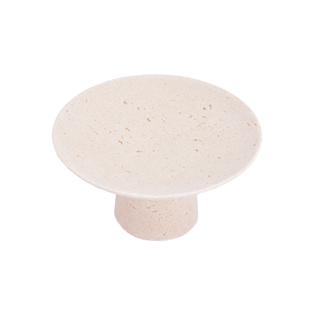 1 Travertine Look Decor Bowl, 1 of 5