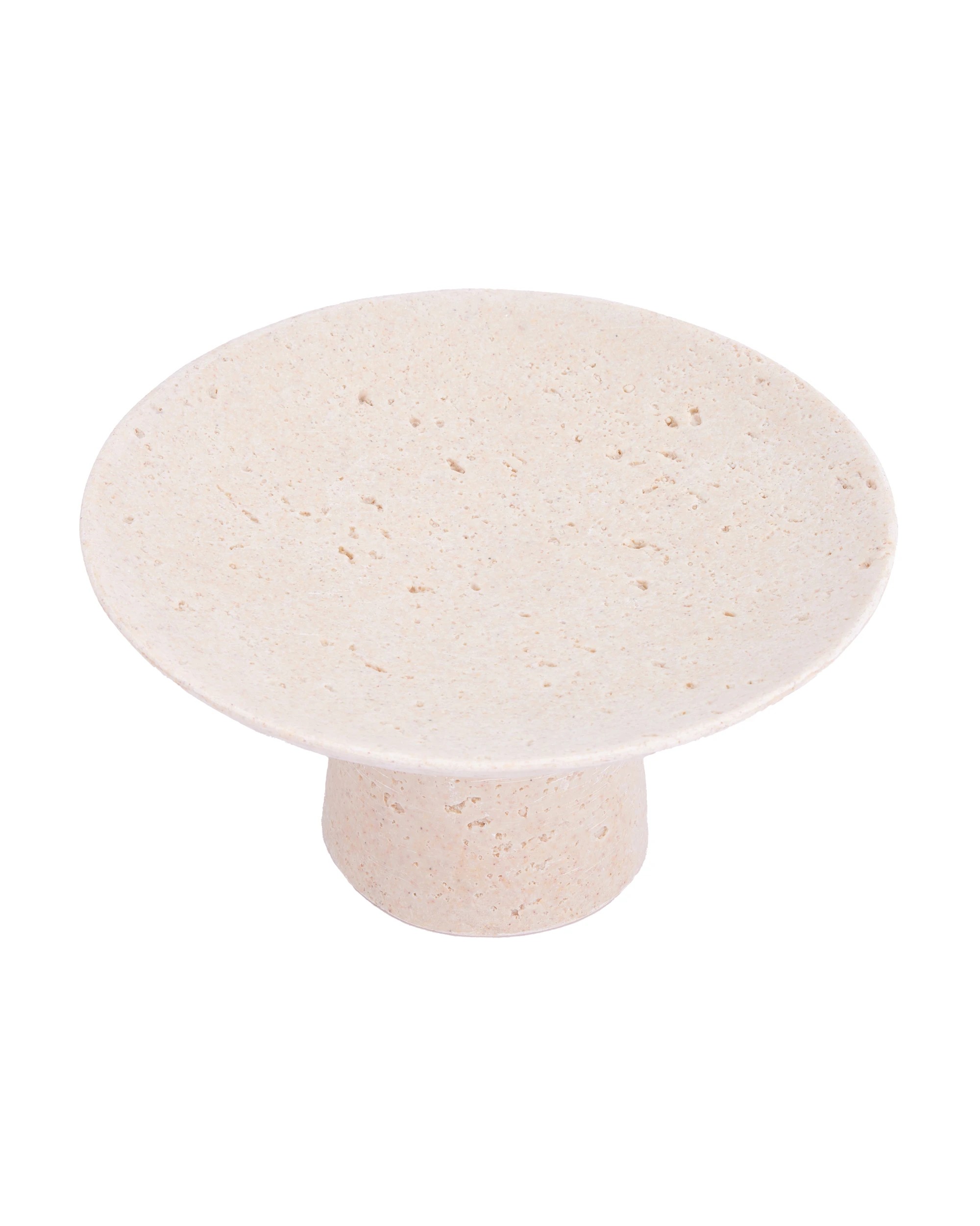 1 Travertine Look Decor Bowl, 1 of 5
