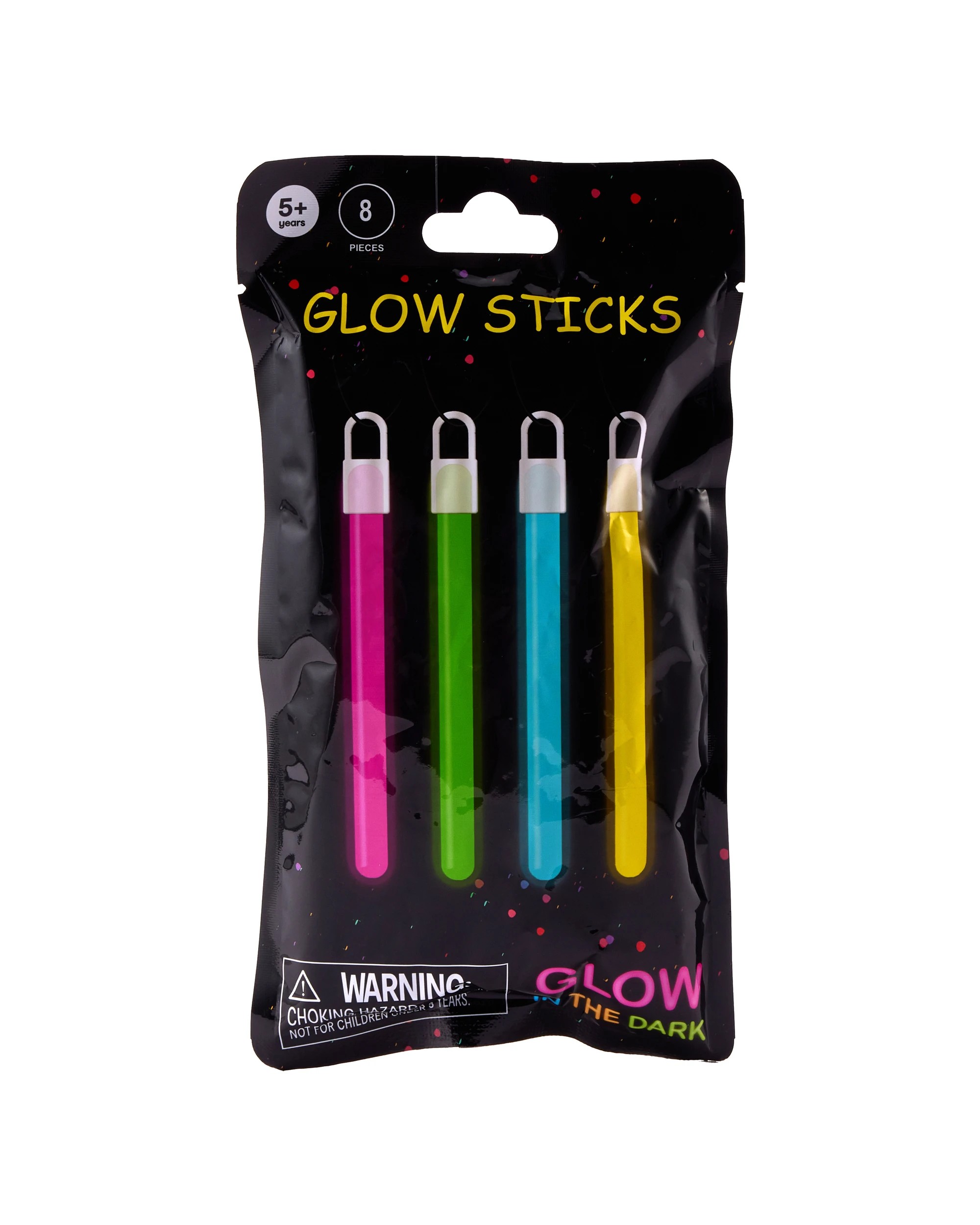 1 8 Pack Glow Sticks, 1 of 8