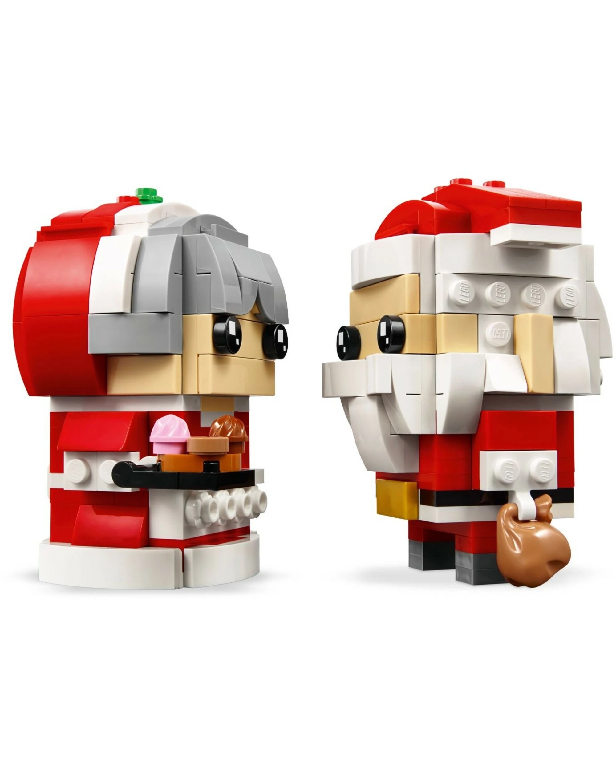 2 LEGO 40274 Mr. & Mrs. Claus BrickHeadz Christmas Set, 2 of 4
