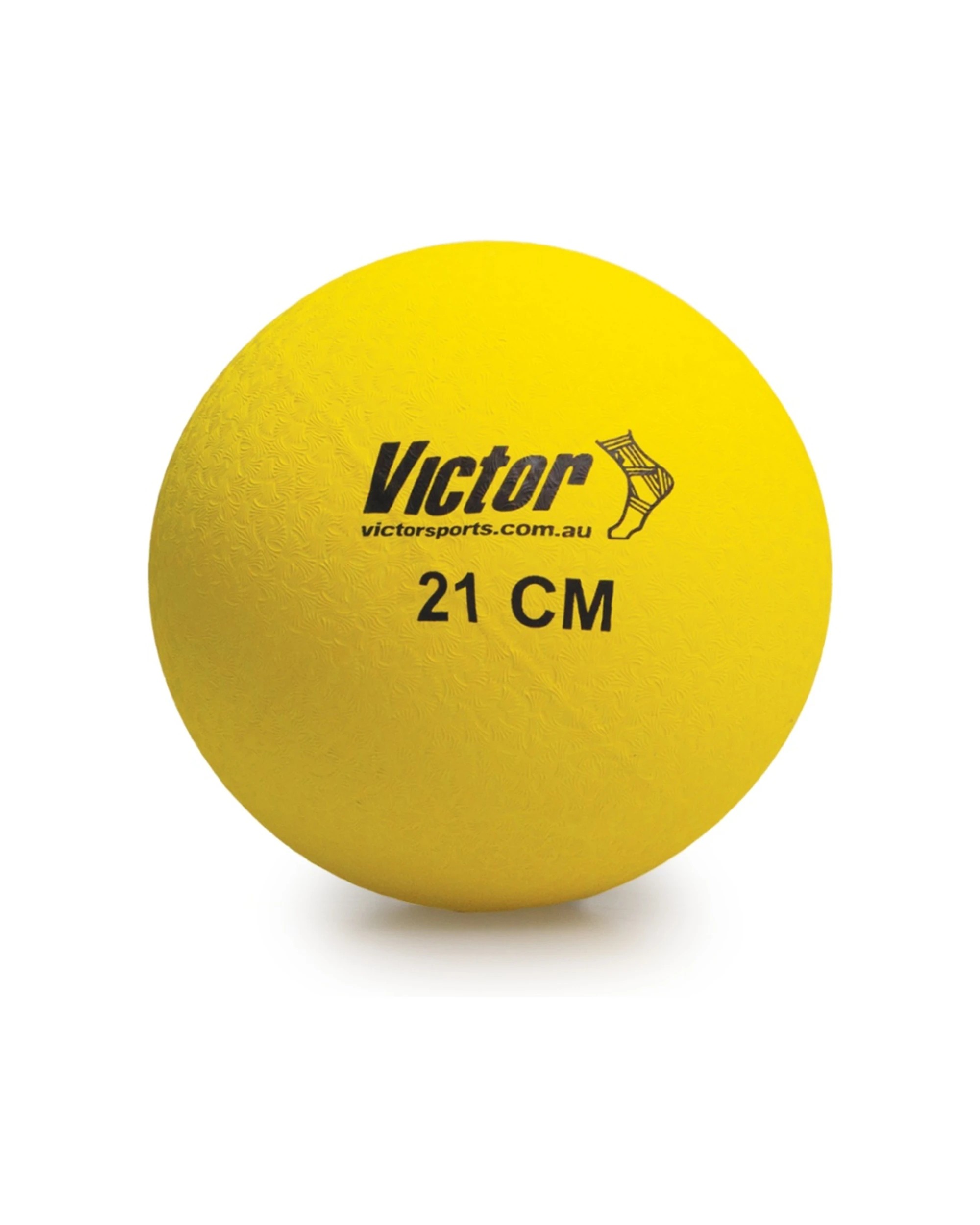 1 Victor Sports Playball Rubber Durable Bounce Ball Active Play 21cm - Yellow, 1 of 1