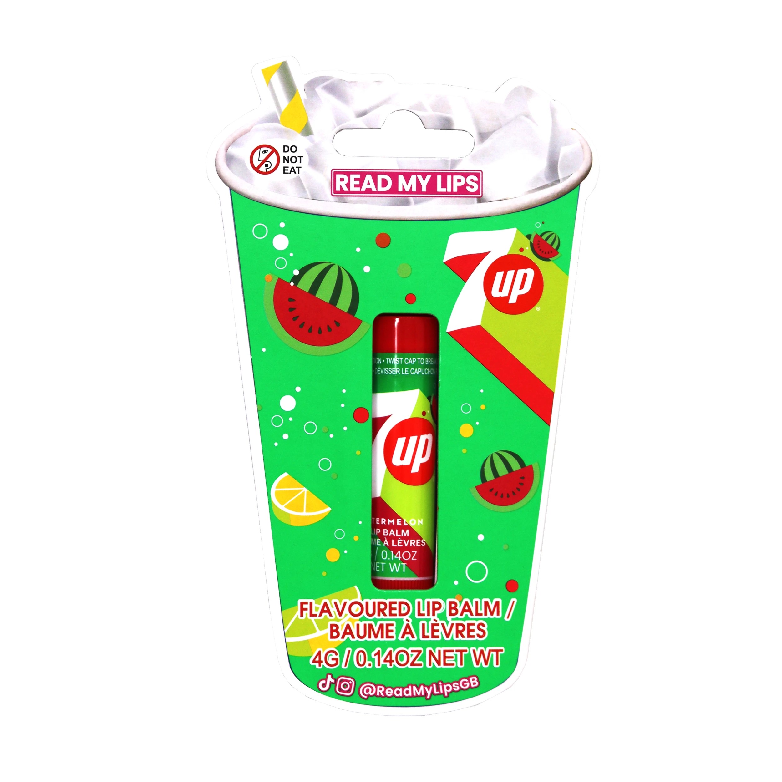 1 7UP Read My Lips Lip Balm 4g - Watermelon, 1 of 2