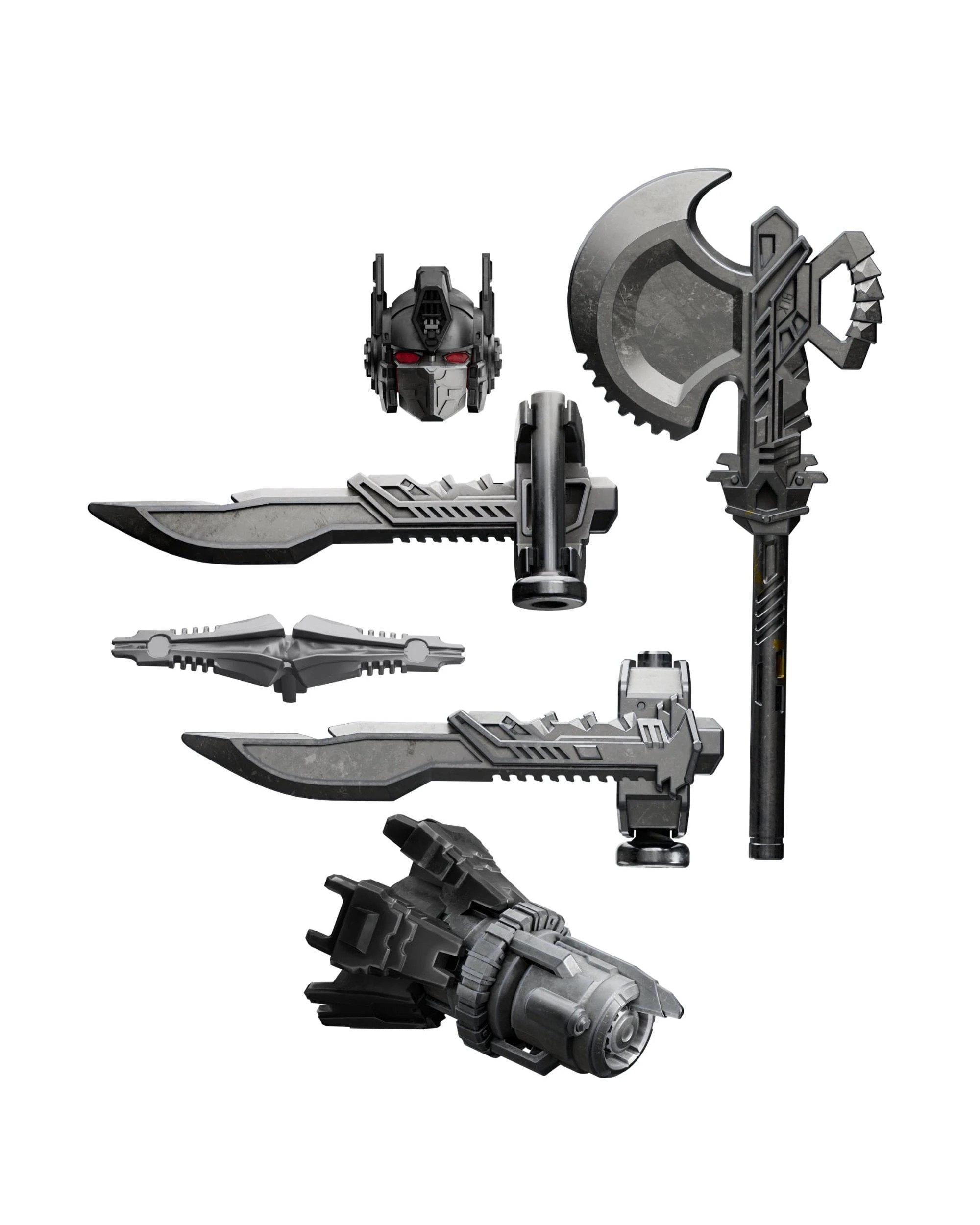 10 Blokees Transformers Classic Class 08 Nemesis Prime Model Kit, 10 of 10