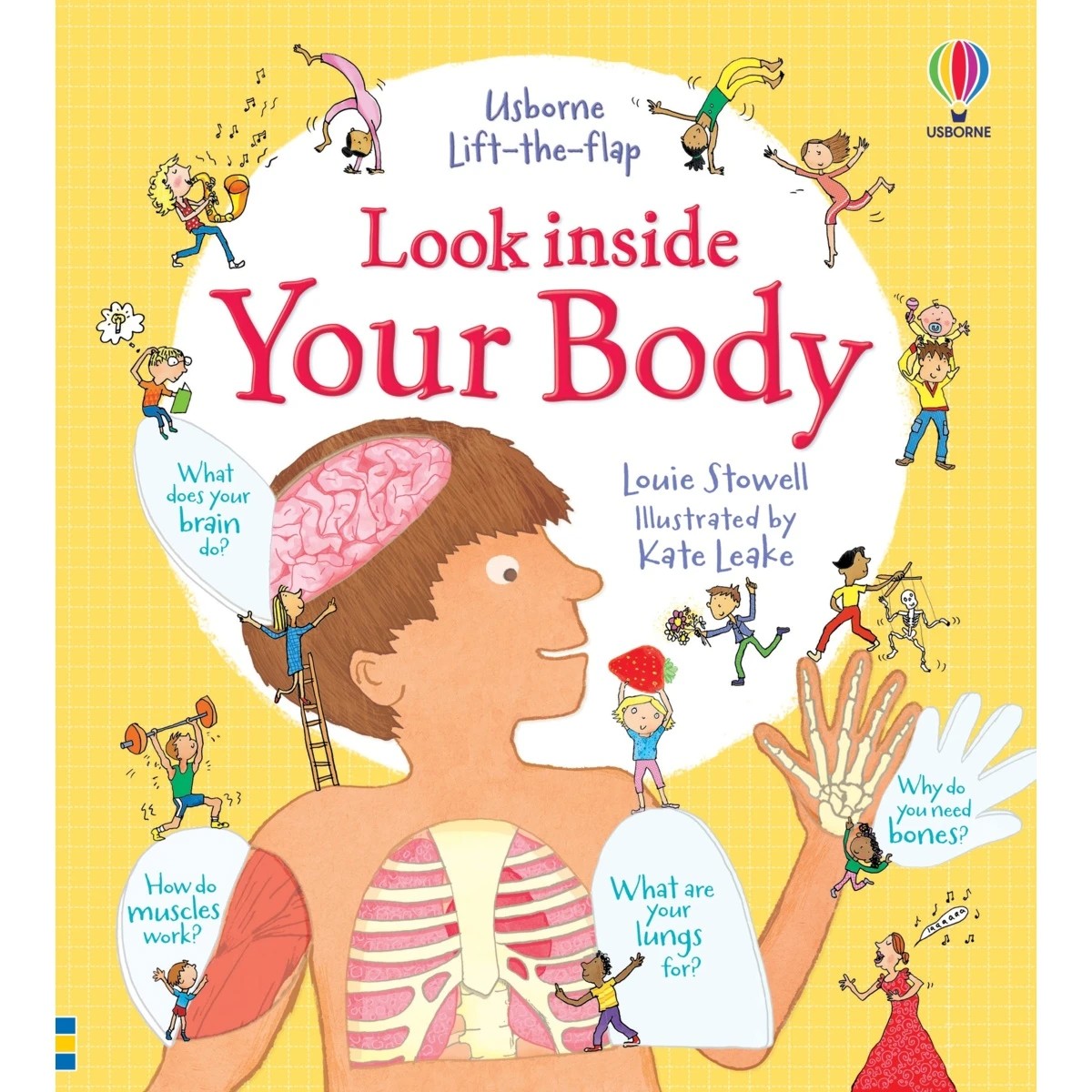 1 Usborne Lift-The-Flap: Look Inside Your Body by Louie Stowell - Book, 1 of 1