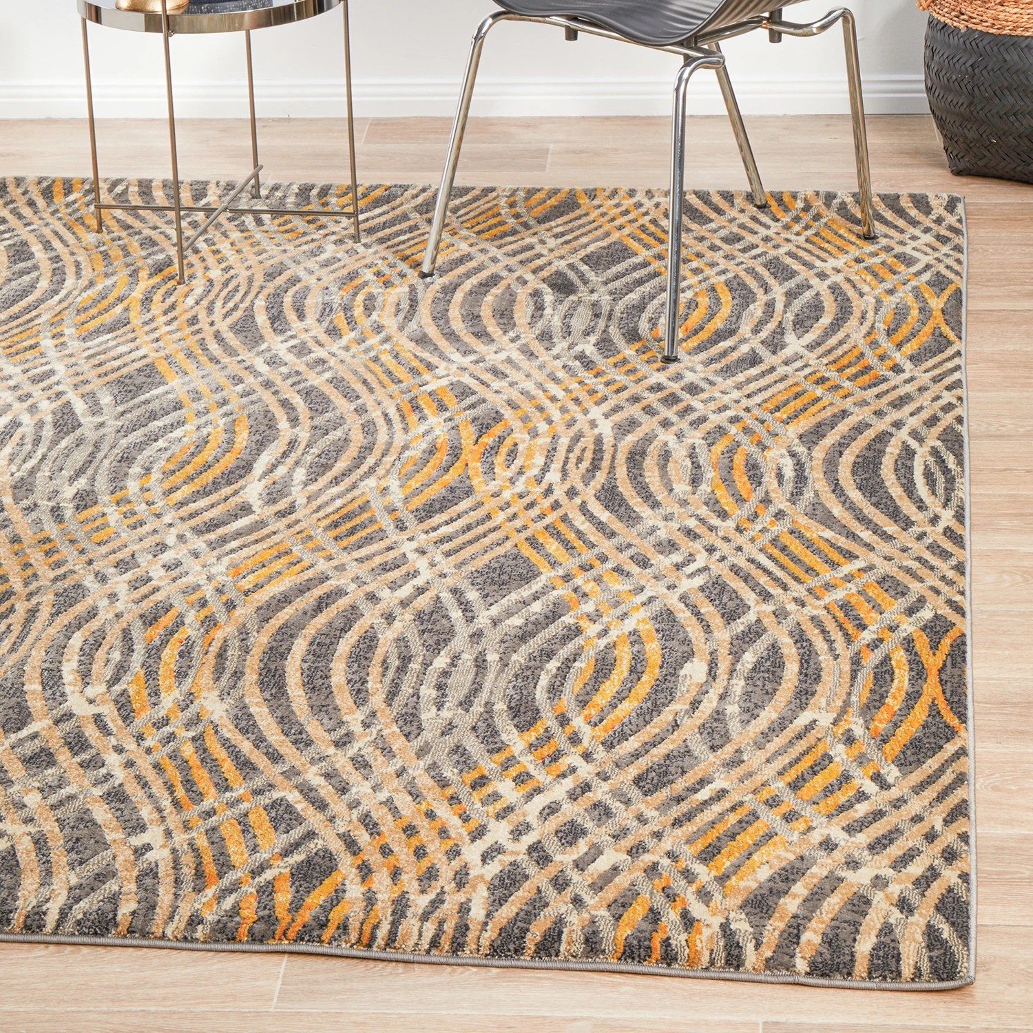 1 Common Ground Rugs Wonderland 330x240cm - Extra Large Power Loomed Pet Friendly Floor Rug - Brown, 1 of 9
