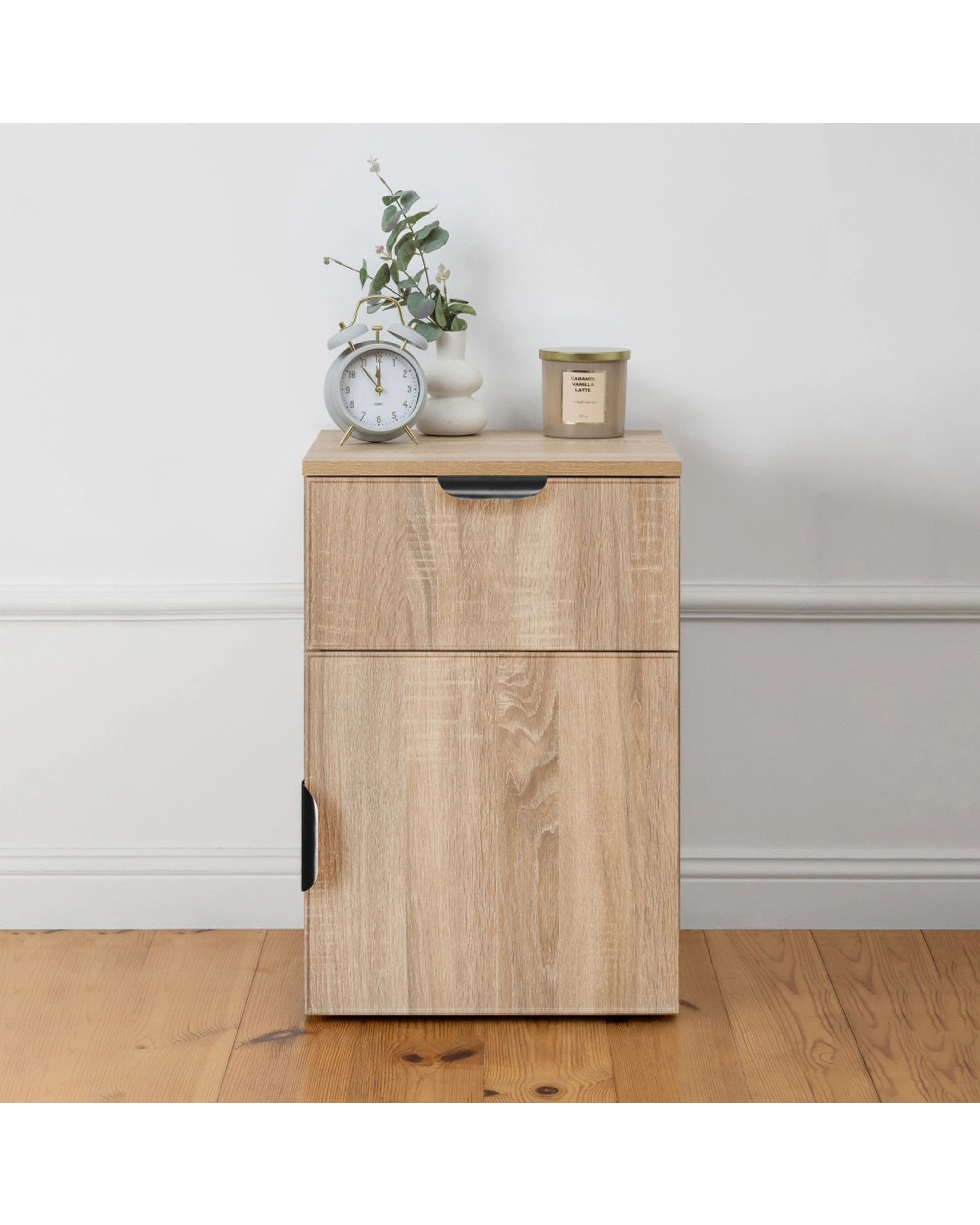 3 European Cabinetry Porto Oak Slim Bedside Table Pull Handle - Natural, 3 of 4