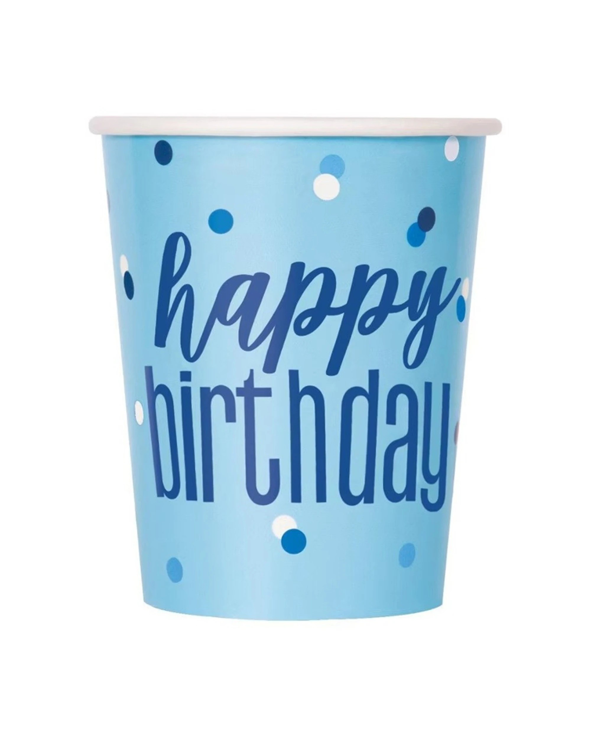 2 Meteor Party 8pc Disposable Paper Cups Tableware 270mL - Blue, 2 of 2