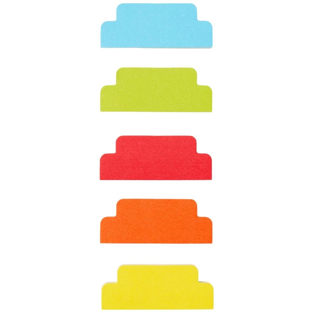 2 J.Burrows Page Markers 20x50mm Assorted 5 Pack, 2 of 2