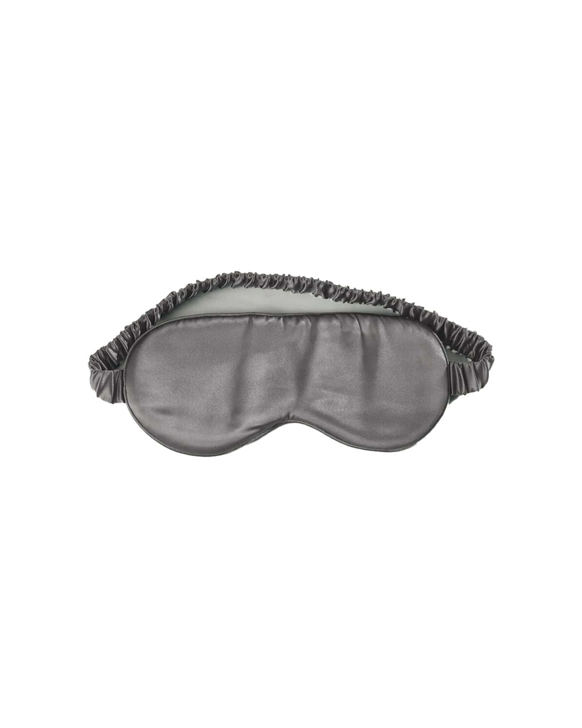 1 Canningvale Beautysilks Eye Mask Light-Blocking Sleep Aid - Platinum - Grey, 1 of 3