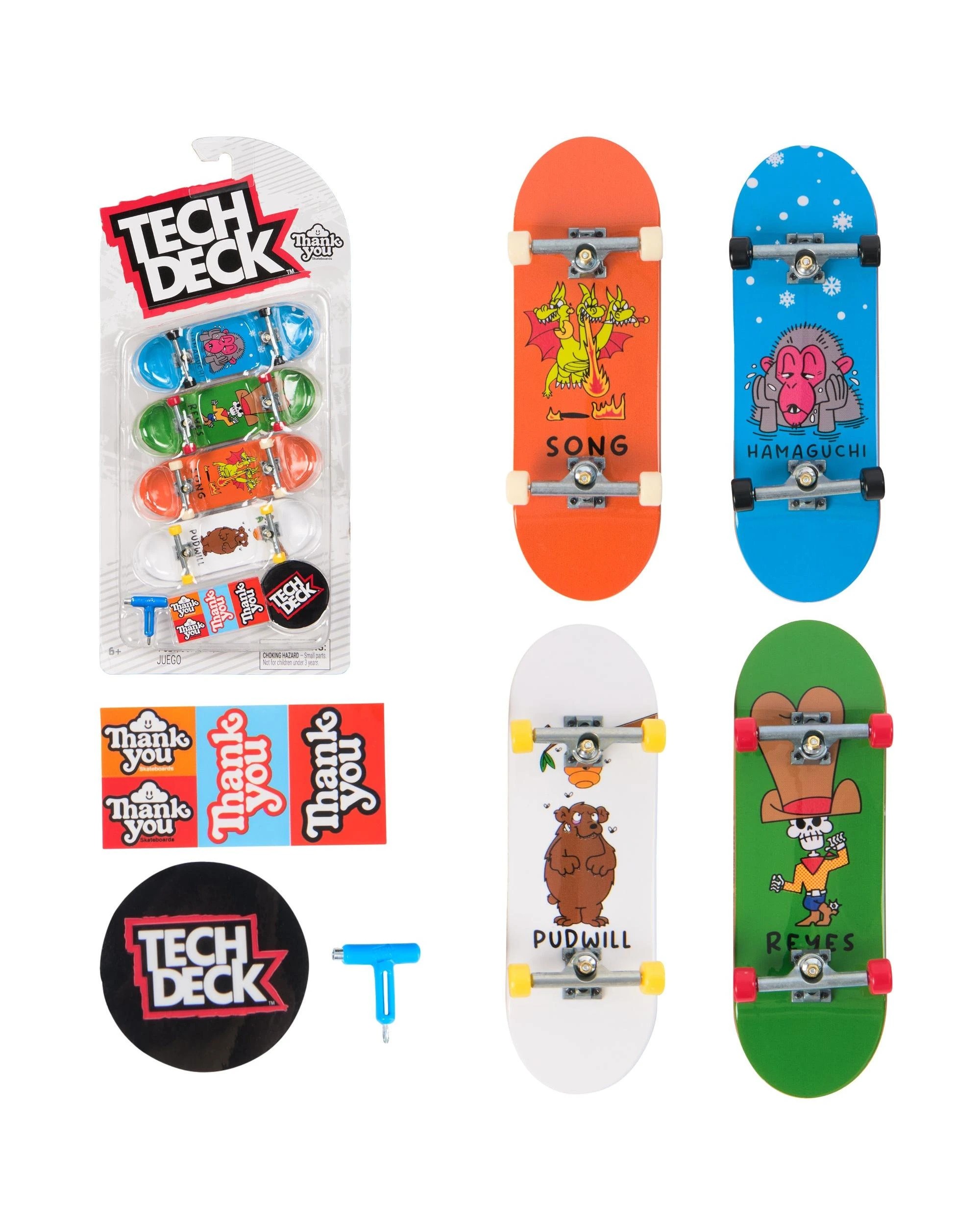 2 Tech Deck Multipack Thank You Skateboards 4 Pack, 2 of 5