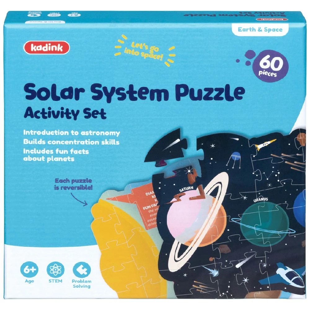 1 Kadink Solar System Puzzle Activity Set 60 Pieces, 1 of 5