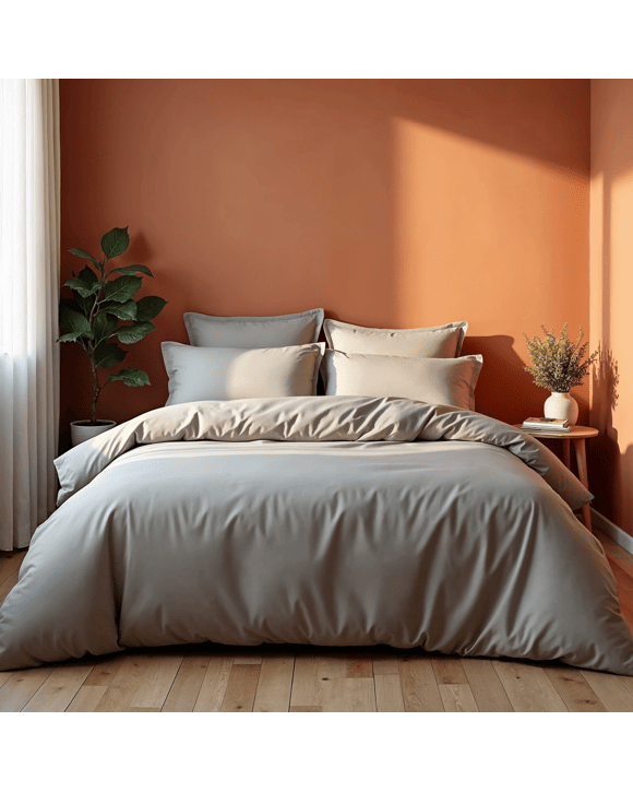 Balmain 1000TC Hotel Grade Bamboo Cotton Quilt Cover Pillowcase Set - King Bed - White