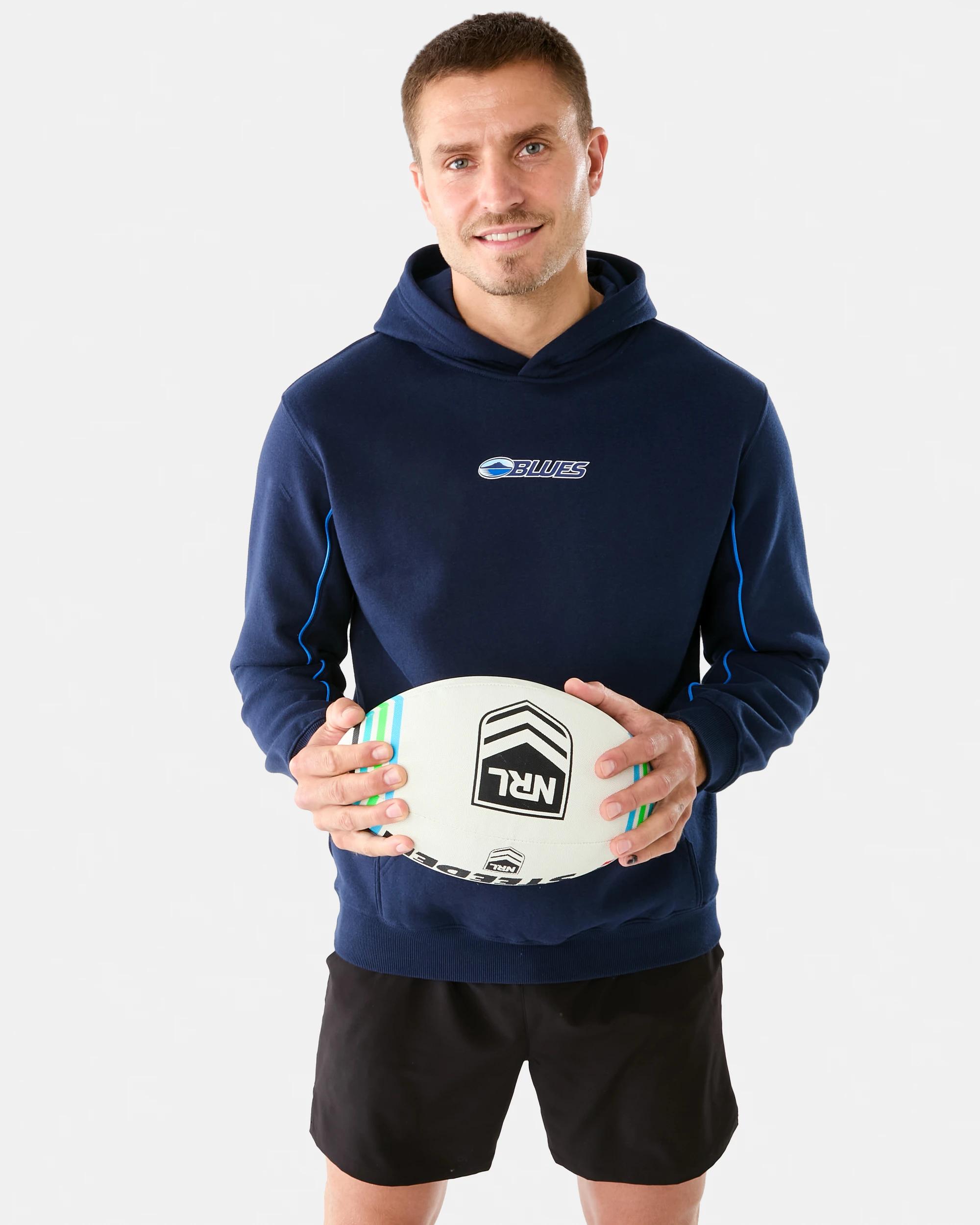 7 Official Super Rugby Adult Hoodie Blues, 7 of 7
