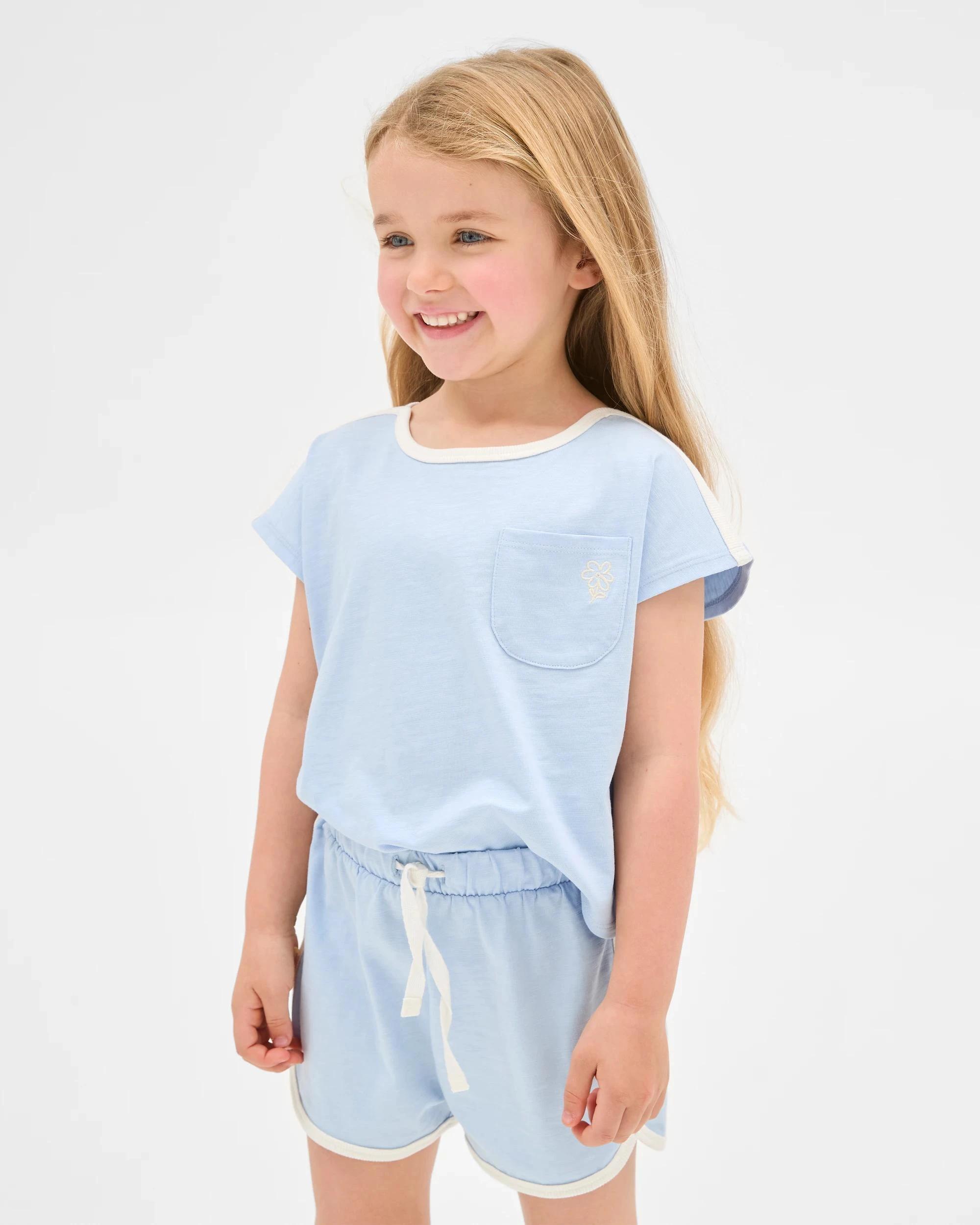 2 Target Australian Cotton Drop Shoulder T-shirt BLUE, 2 of 7
