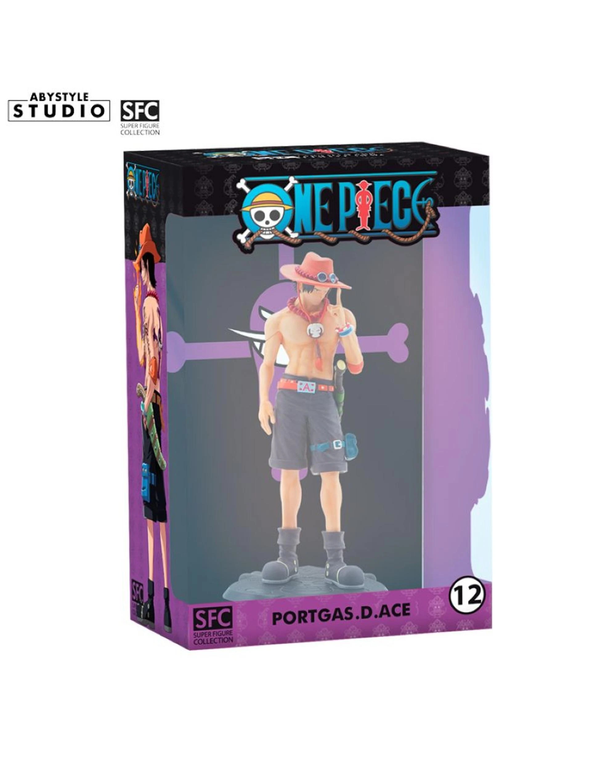 9 Super Figure Collection One Piece Portgas D Ace 1:10 Scale Figure, 9 of 9