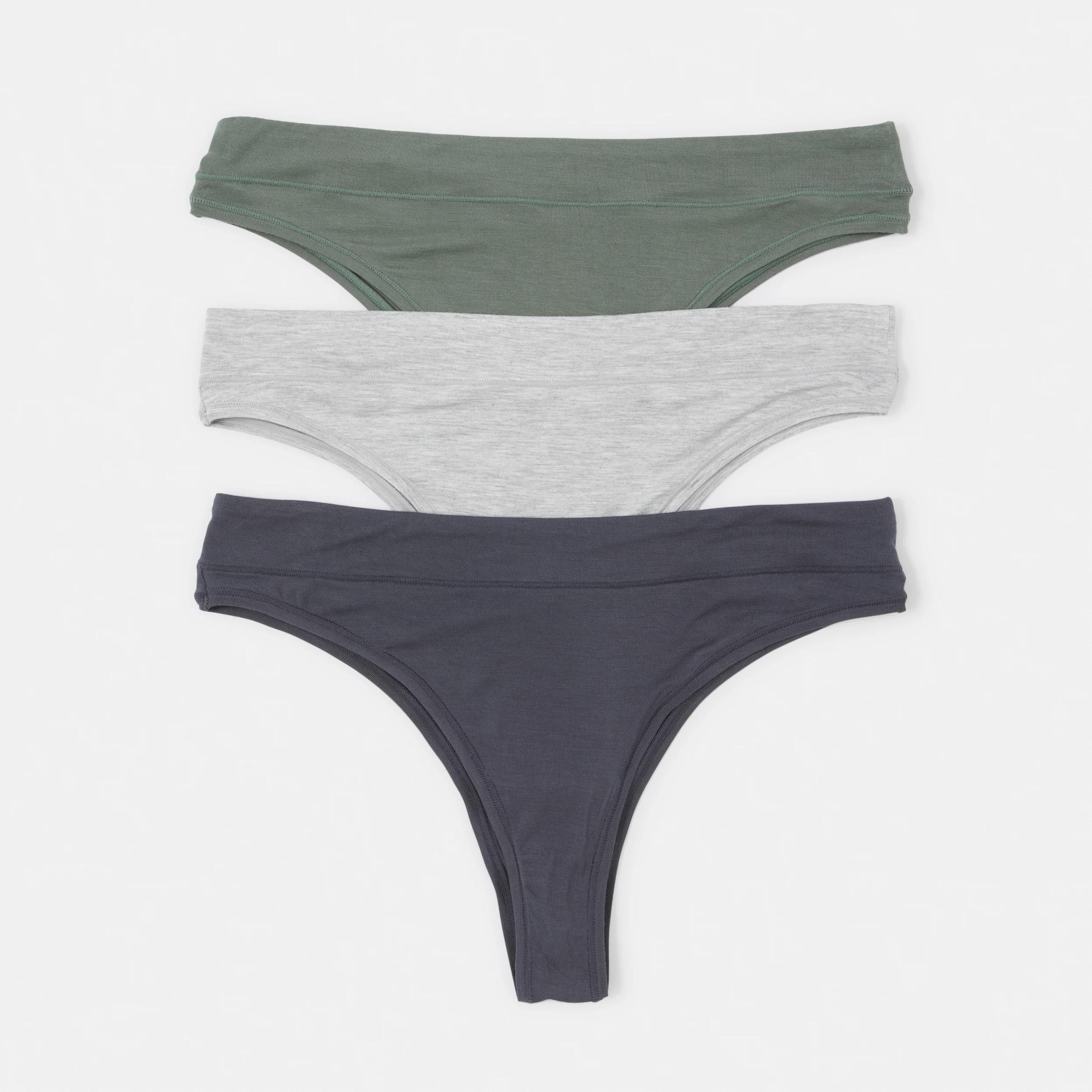 1 3 Pack Bamboo Blend Cheeky Bikini Briefs Sg Sm Sn, 1 of 8