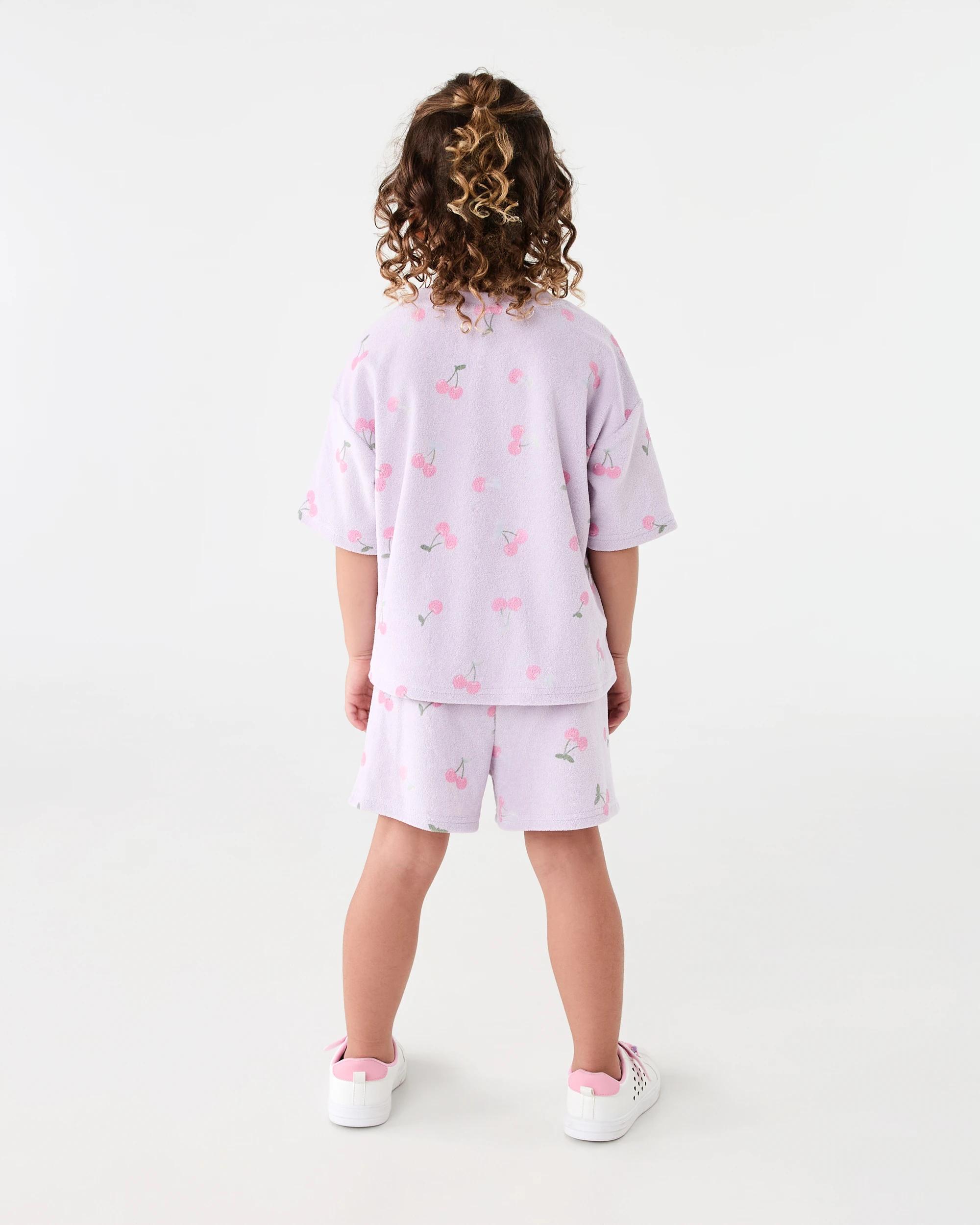 7 Oversized Terry T-shirt Pur Cherry, 7 of 7