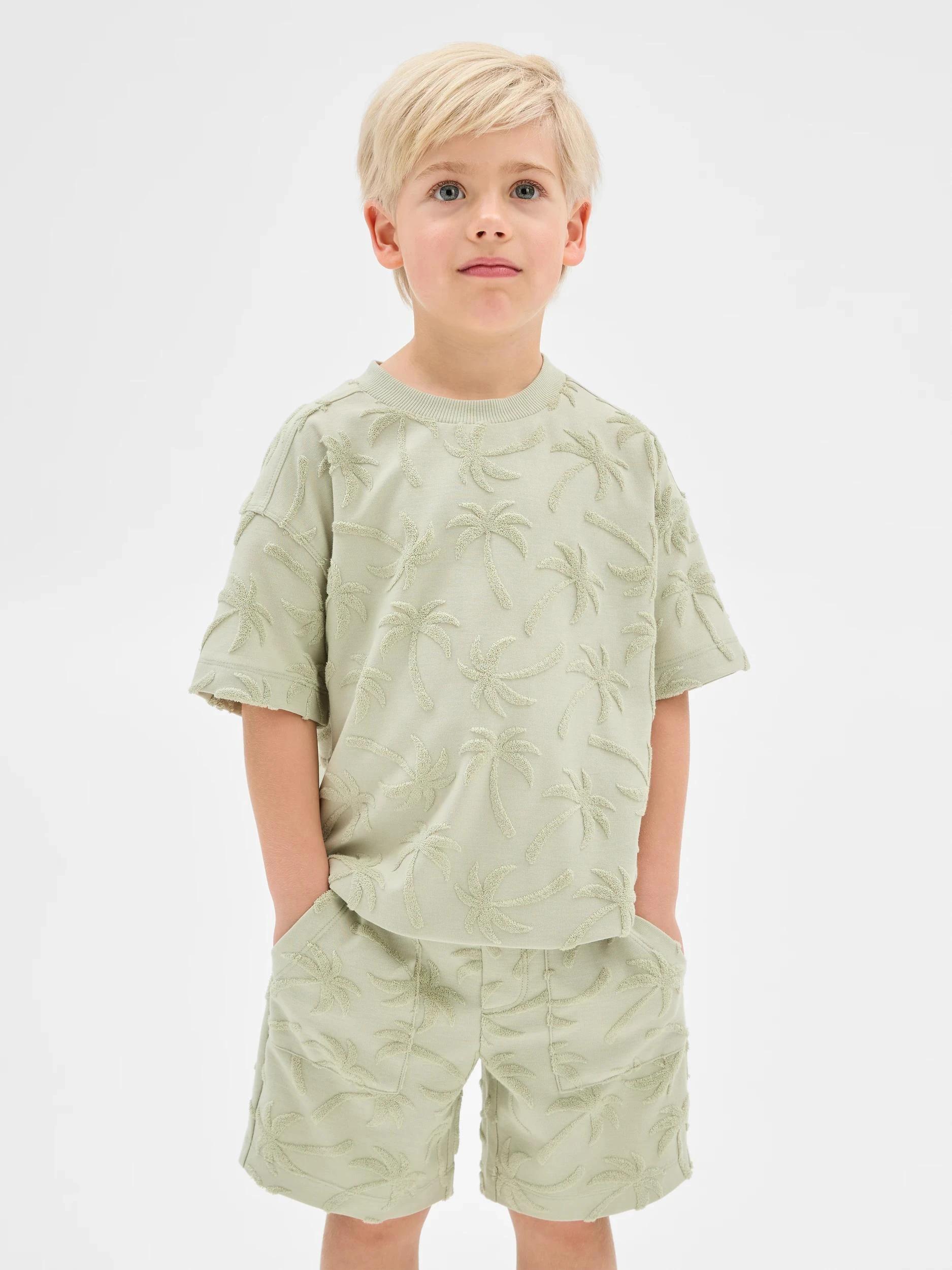 2 Target Australian Cotton Blend T-shirt and Short 2 Piece Set DESERT SAGE, 2 of 7