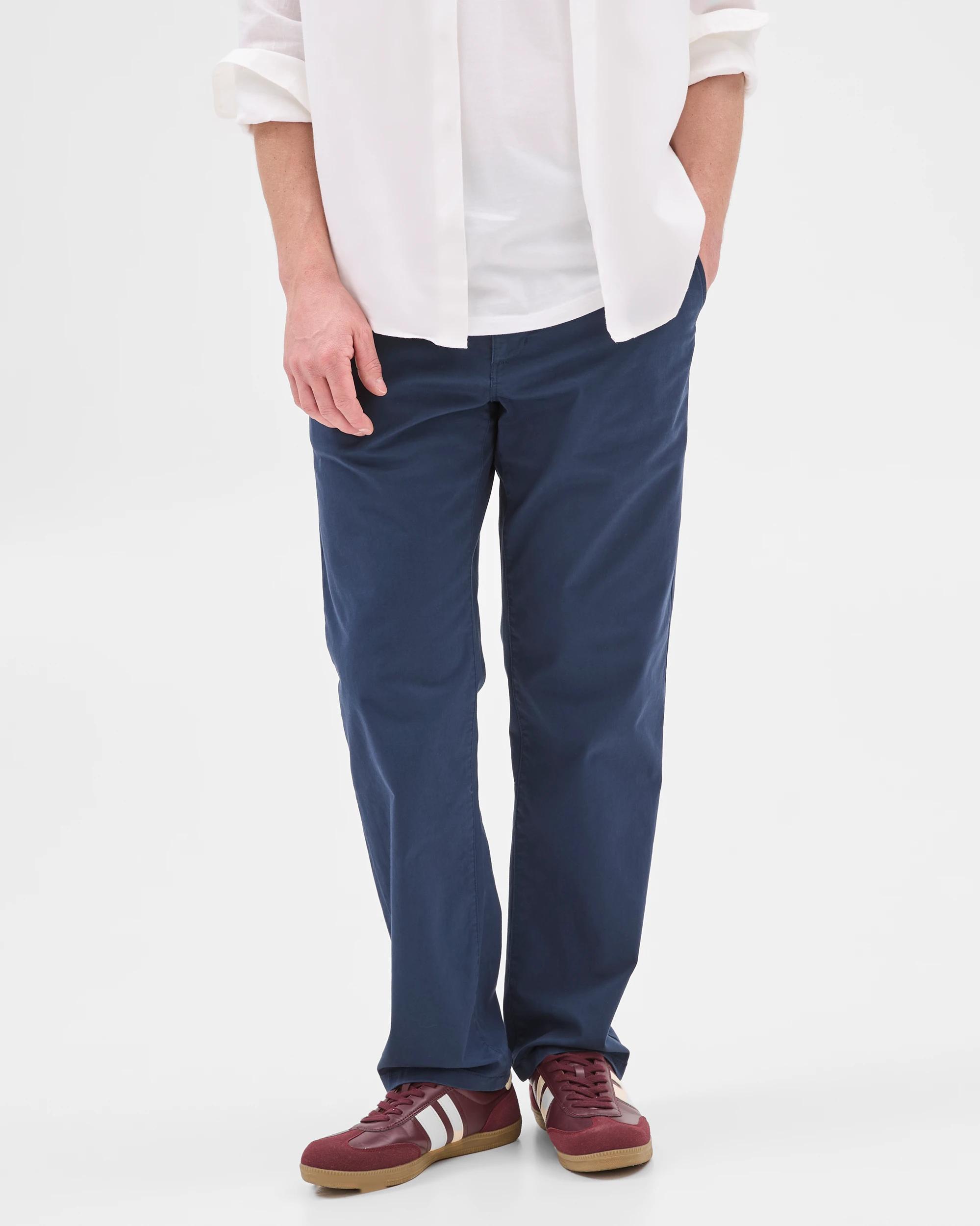 2 Target Australian Cotton Relaxed Fit Chino Pants BLUE NIGHT, 2 of 5