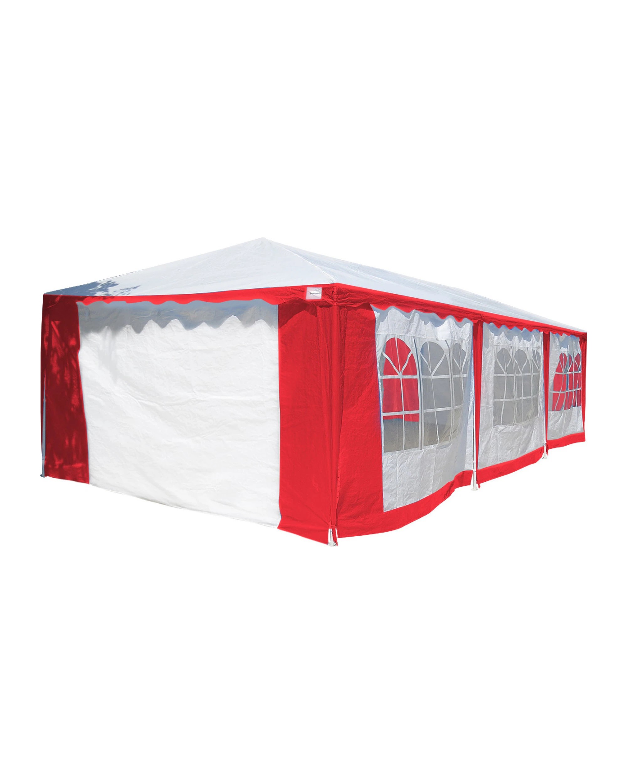 3 Wallaro Large 4m x8m Gazebo Party Wedding Tent Outdoor Event Marquee - Red, 3 of 6