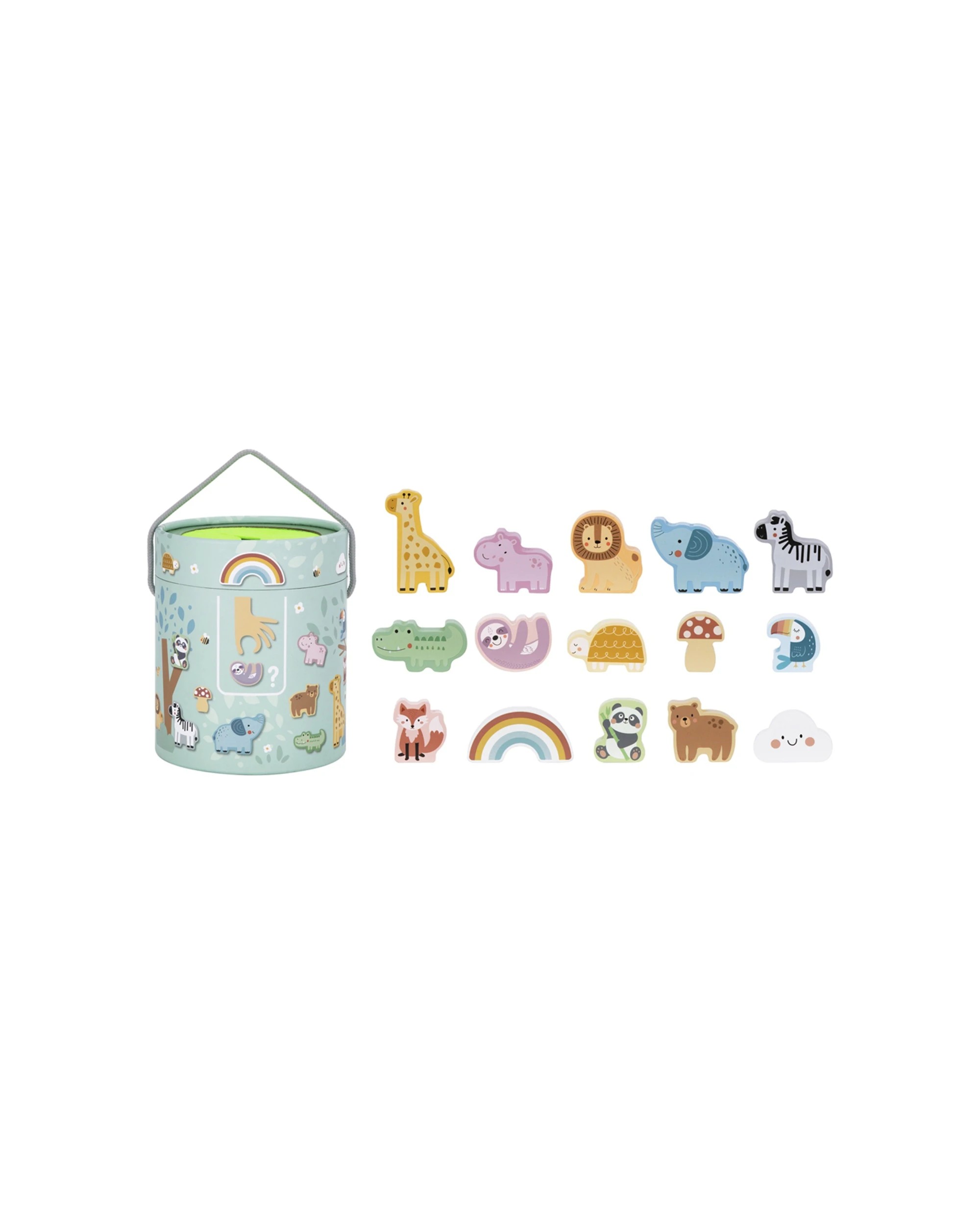 2 Tooky Toy Animal Shape Touch Match Toy Box Bucket Kids Children Playset - Multi, 2 of 7