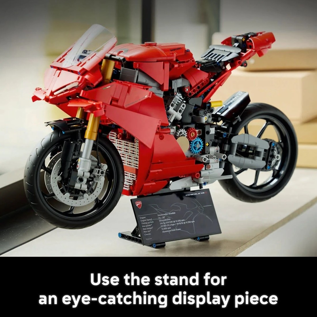 9 LEGO Technic Ducati Panigale V4 S Motorcycle 42202, 9 of 11