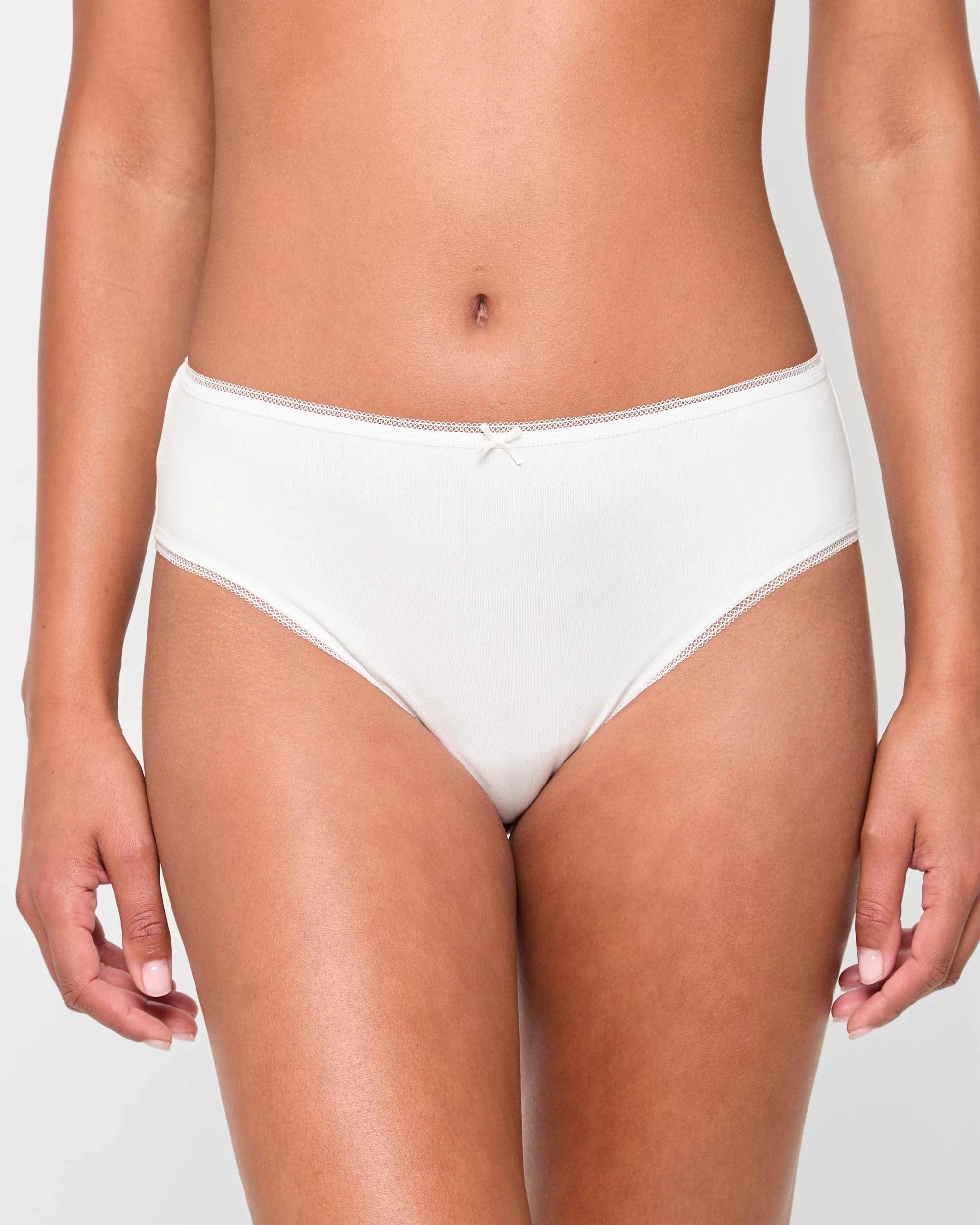 2 Target 5 Pack Cotton/Elastane High Cut Briefs TONAL MARLE, 2 of 5