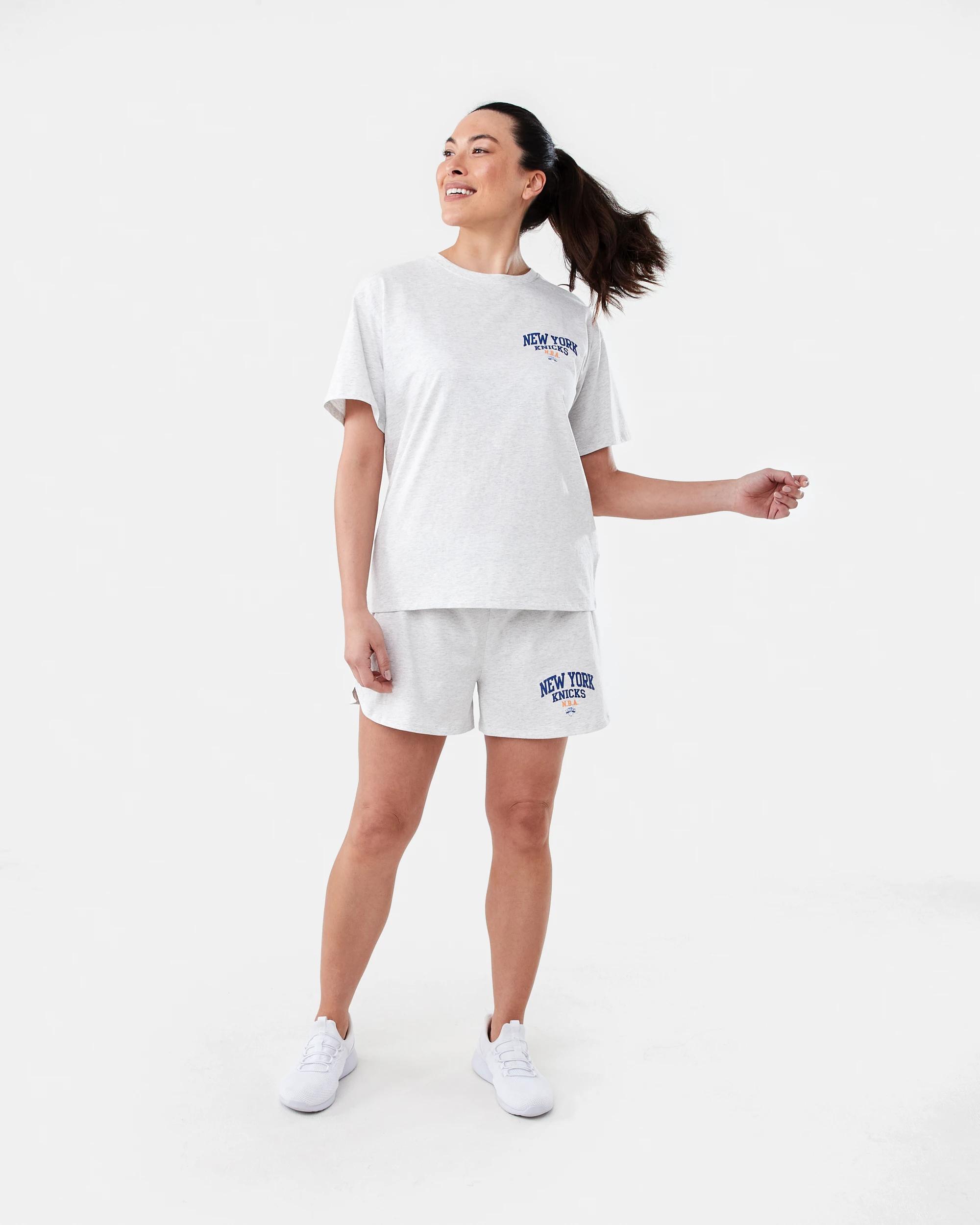 9 Official NBA Lounge Set WHITE MARLE KNICKS, 9 of 9