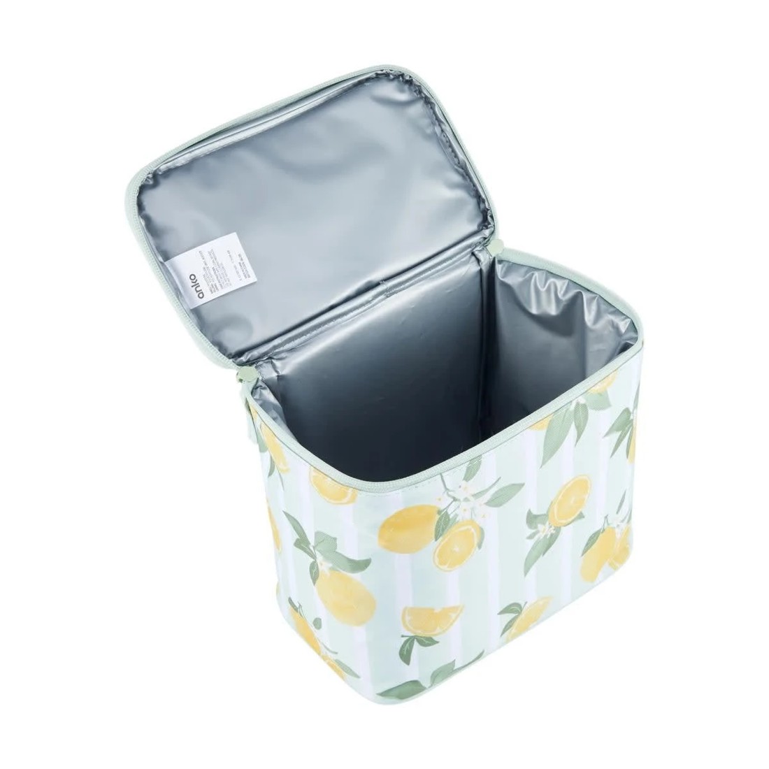 2 Lemon Insulated Top Loader Lunch Bag, 2 of 4