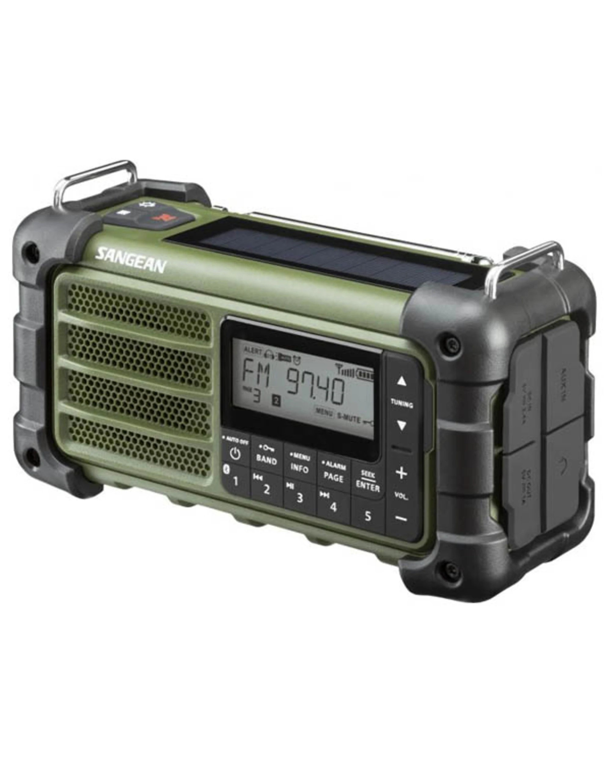 1 Sangean MMR-99 FM/AM Portable Radio - Forest Green, 1 of 5