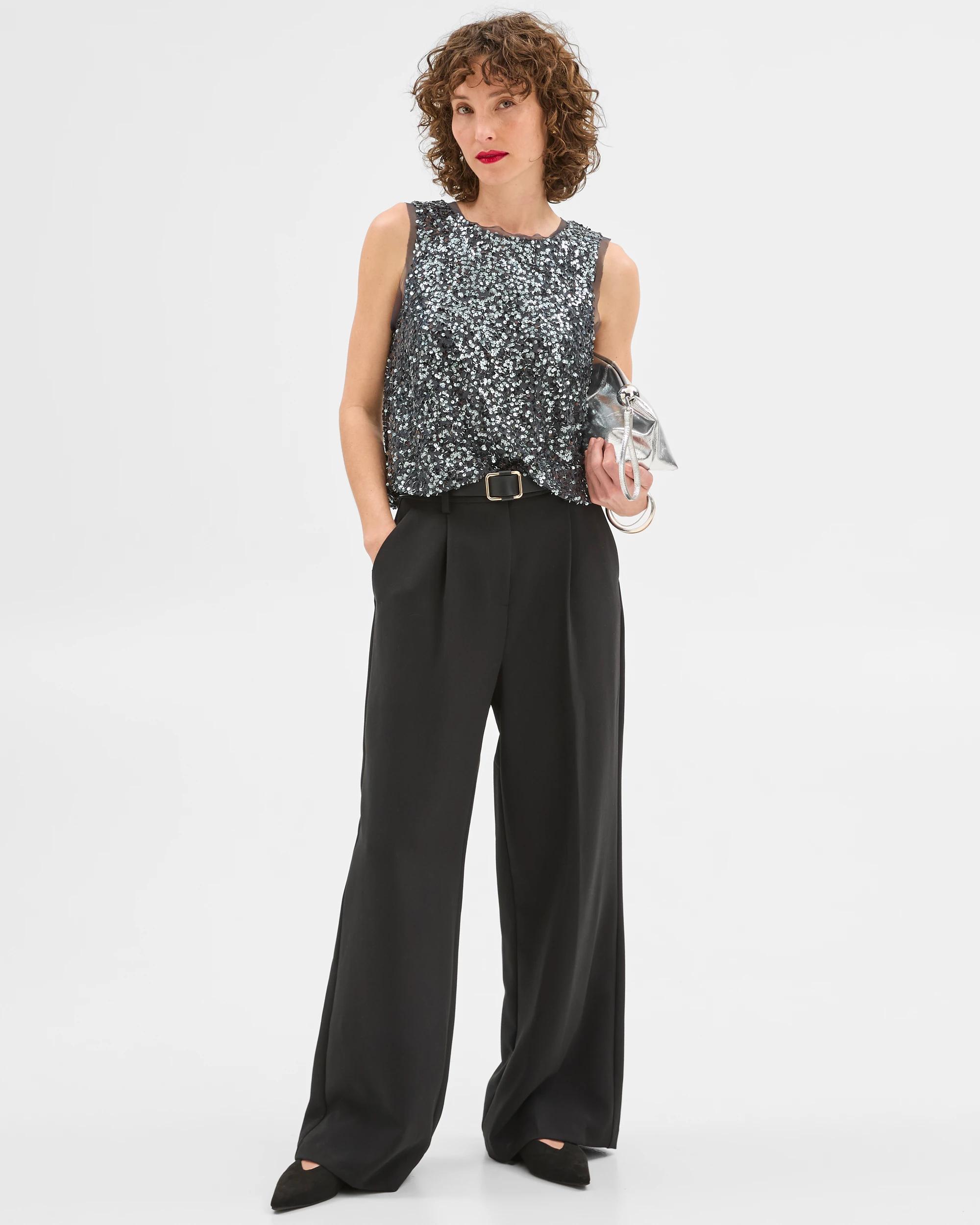 7 Sequin Cami - Preview GUNMETAL, 7 of 10