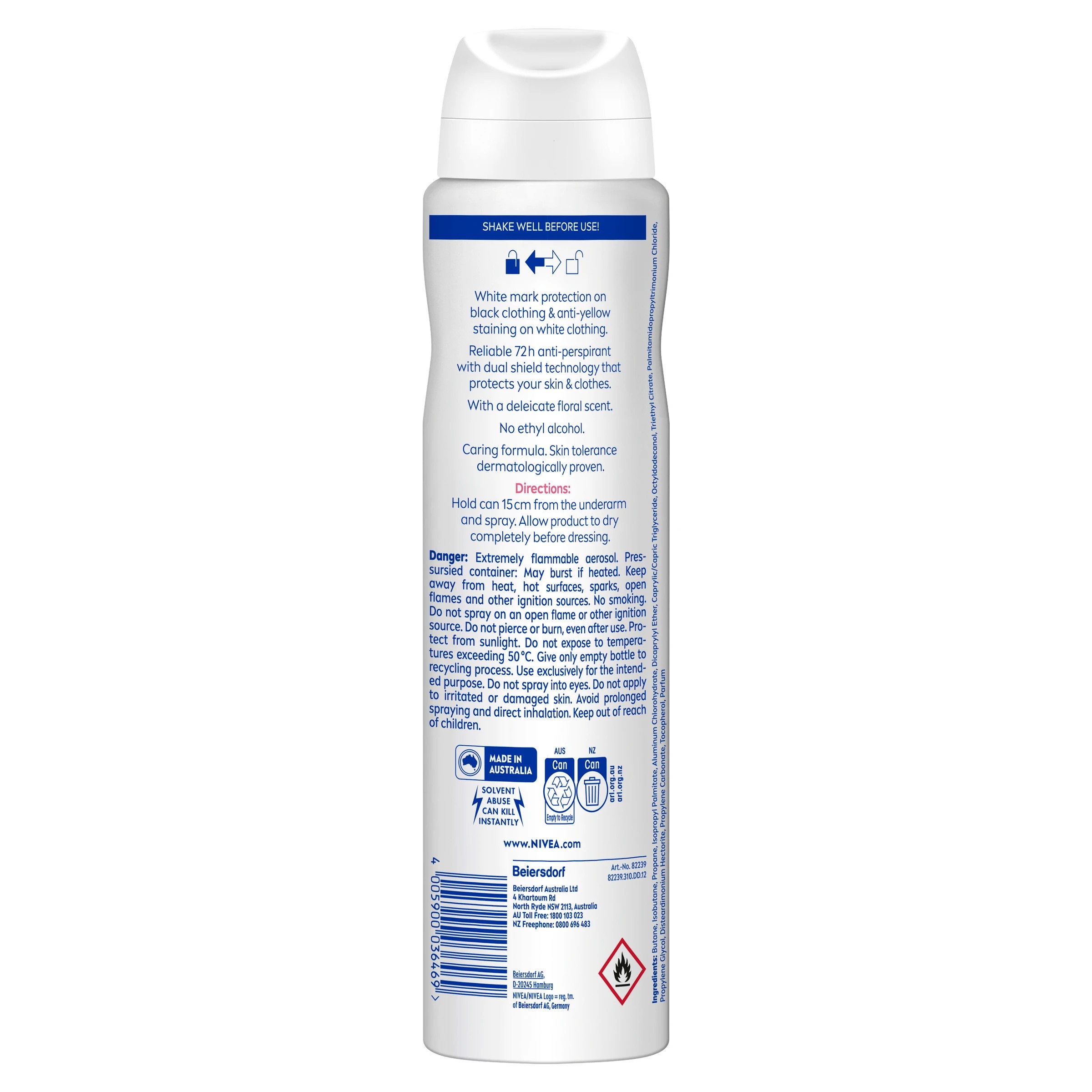 5 Nivea Black & White Invisible Clear Anti-Perspirant Aerosol Deodorant 250ml, 5 of 8